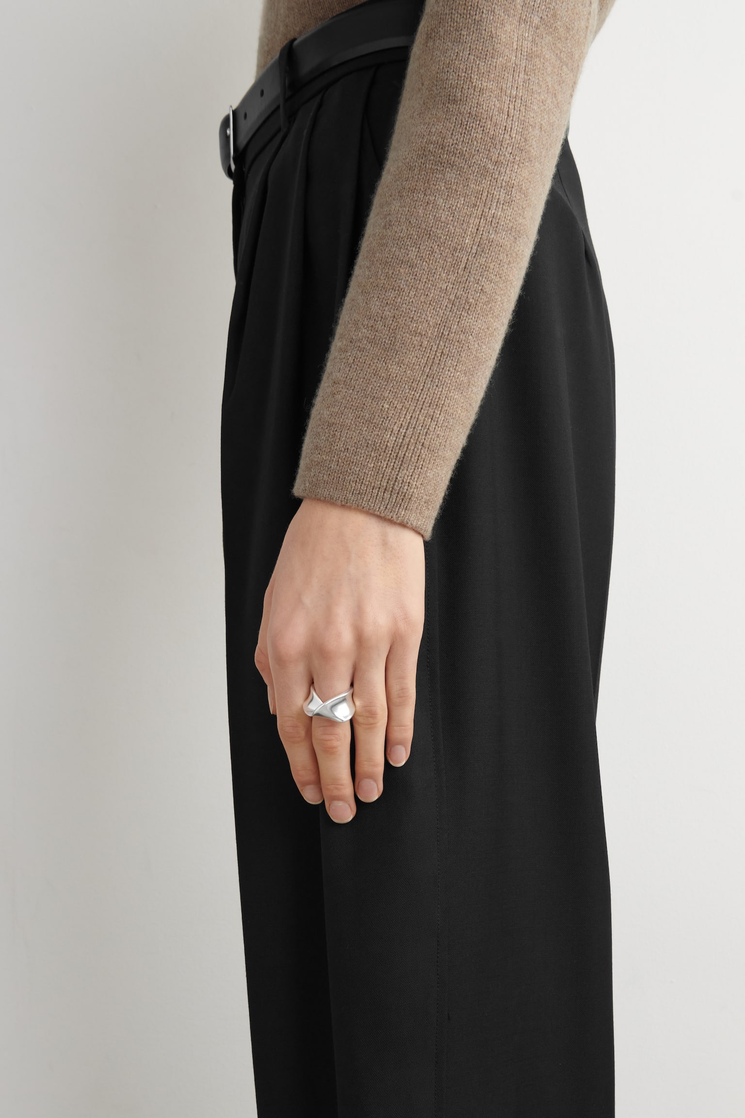 TWISTED RIBBON RING - SØLV/GULD - 2