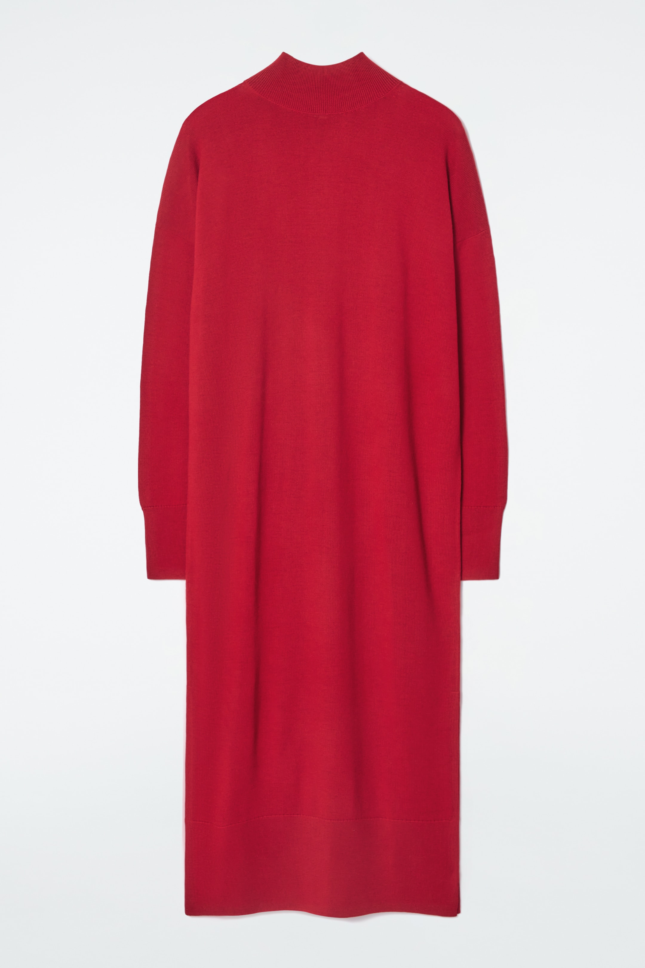 Ingrandisci l'immagine: MERINO WOOL TURTLENECK DRESS - RED - DONNA | H&M CH 1