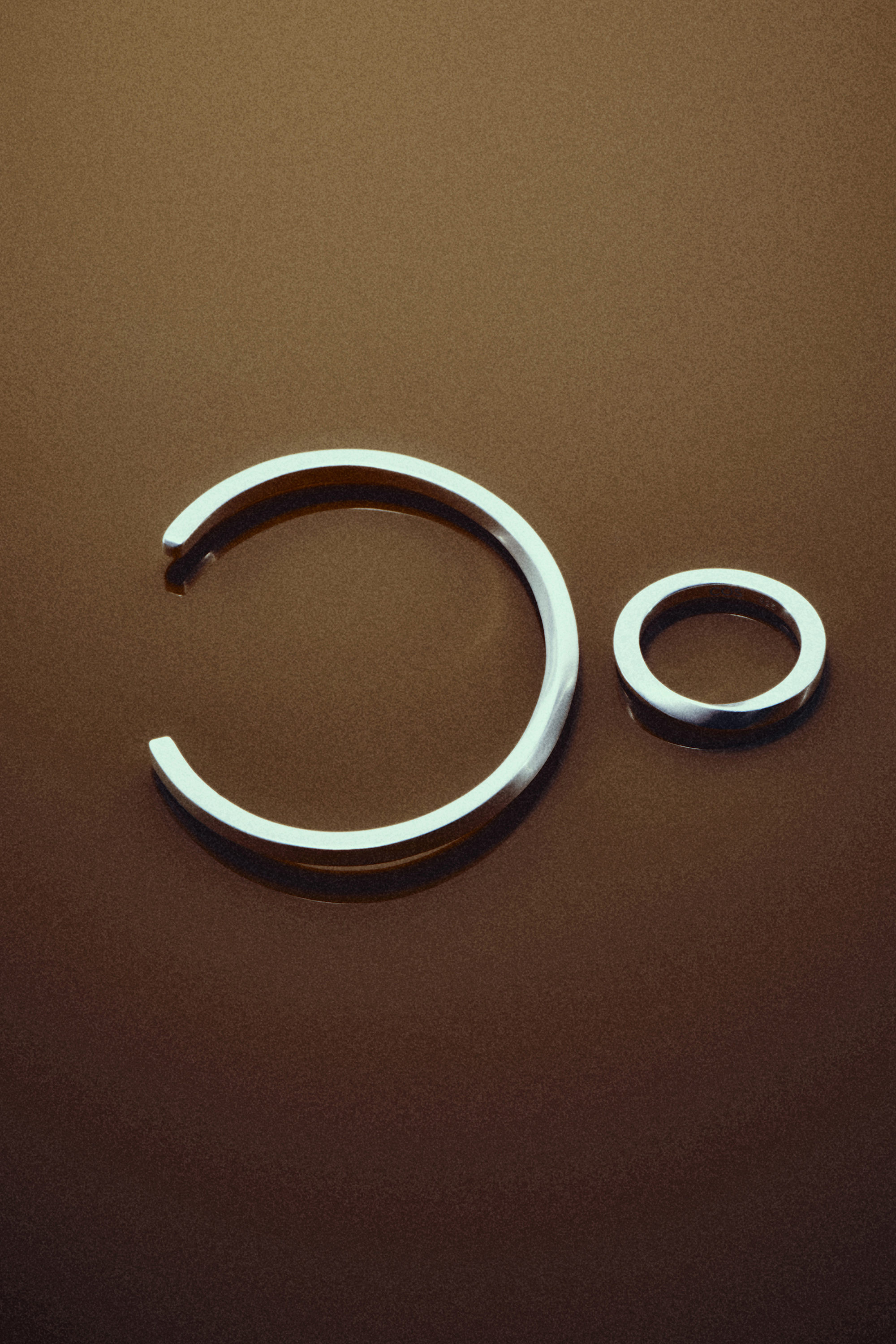 TWISTED STERLING SILVER CUFF - SILVER | COS US