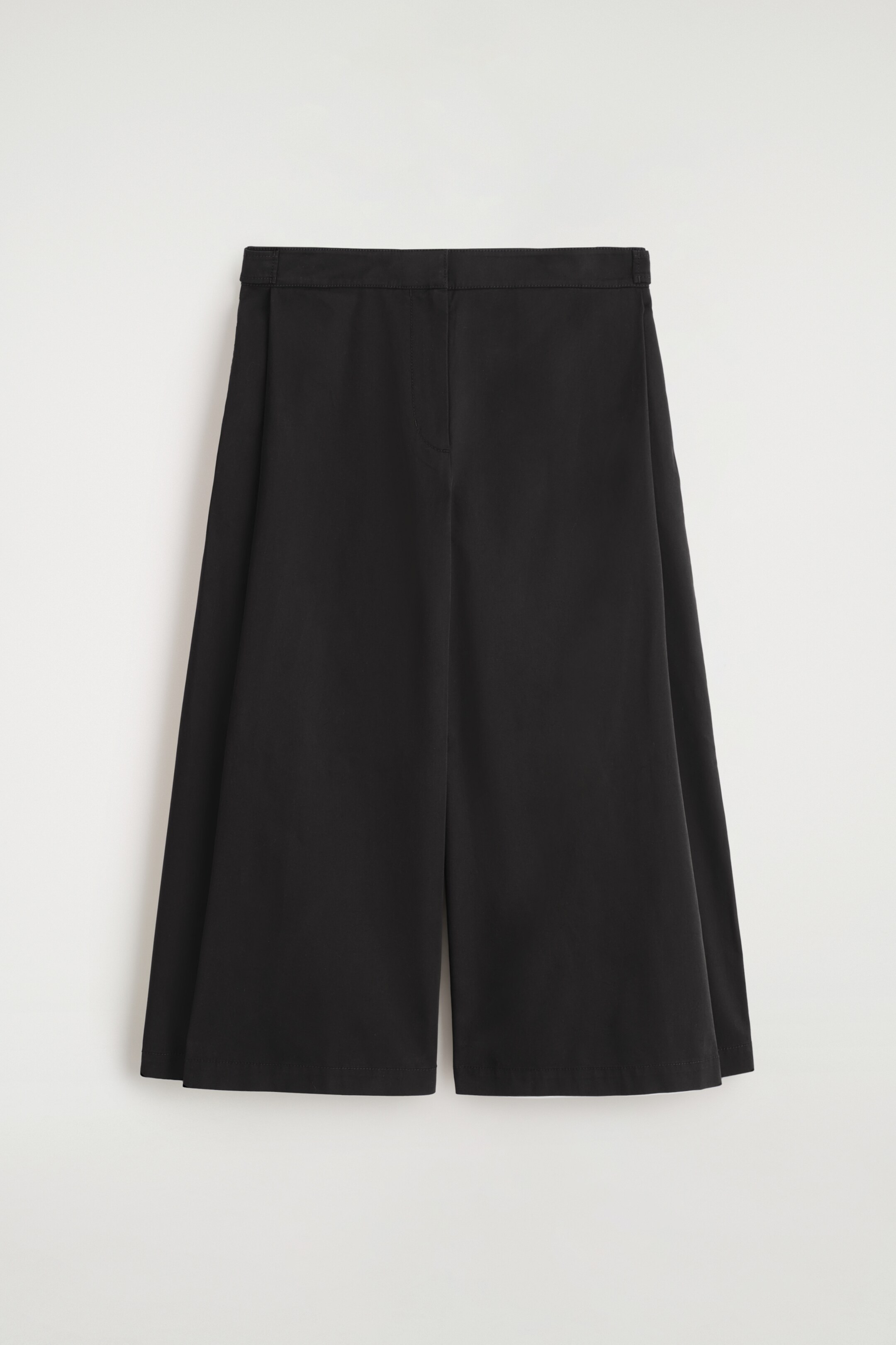 Agrandir l'image: PANTALON COURT LARGE EN COTON - NOIR - FEMME | H&M CH 5