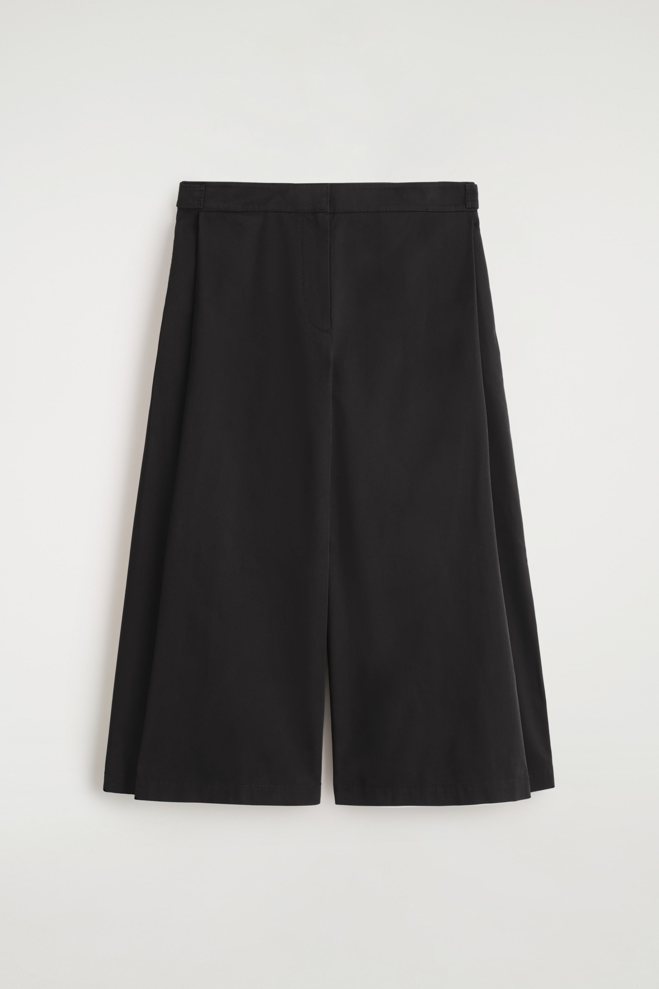 Visualizza immagine più grande: PANTALONI A GAMBA LARGA CROPPED IN COTONE - NERO - DONNA | H&M IT 5