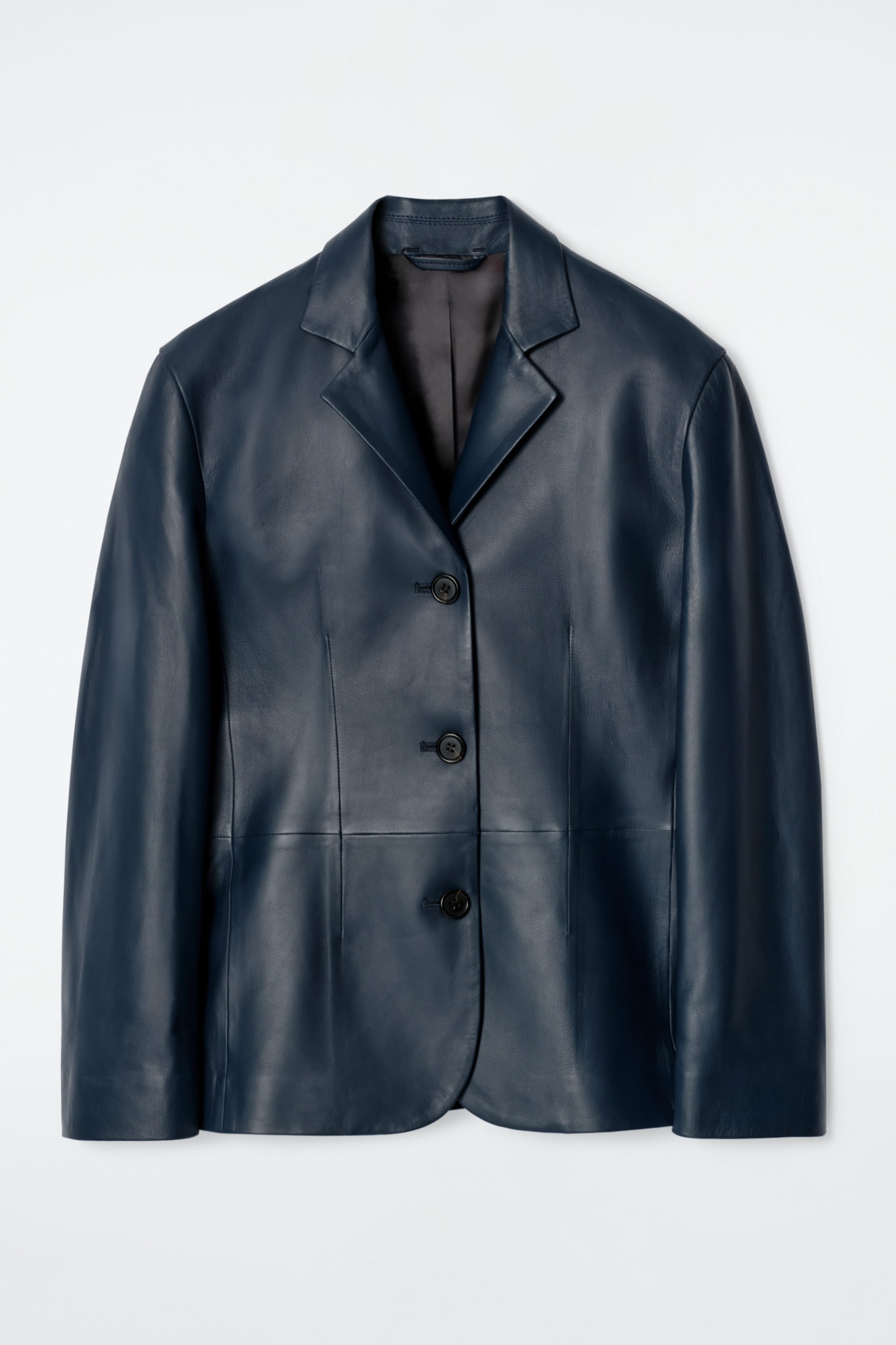 LEATHERSINGLE-BREASTEDBLAZER