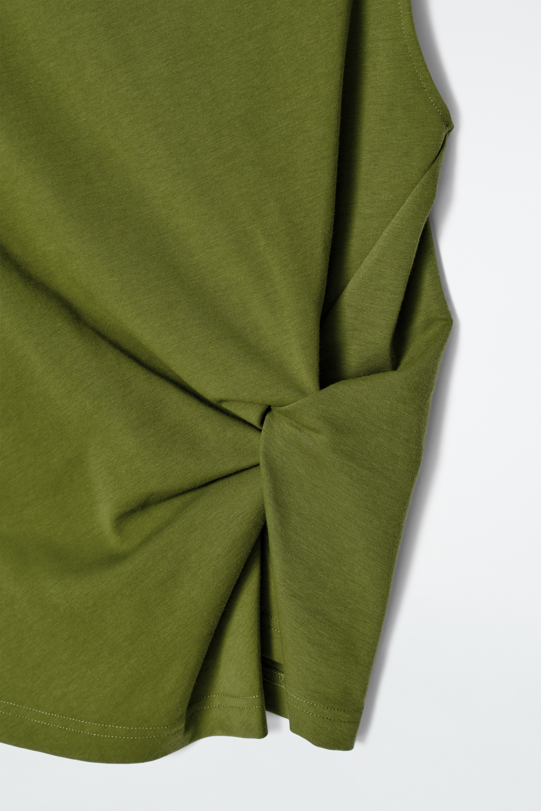 View larger image: TWIST-DETAIL TOP - OLIVE GREEN - Ladies | H&M GB 7