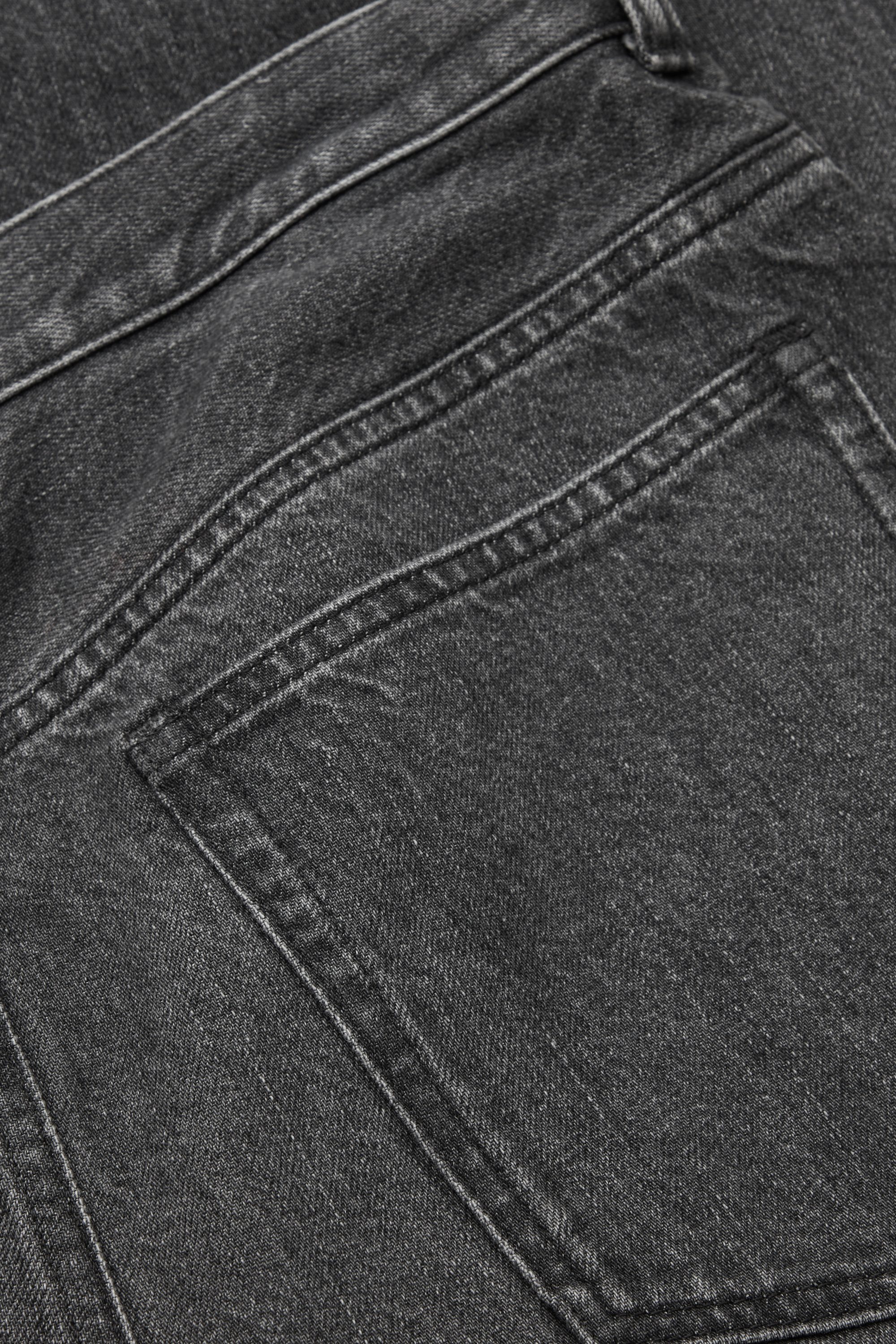 RELAXED-FIT WIDE-LEG JEANS - WASHED BLACK | COS