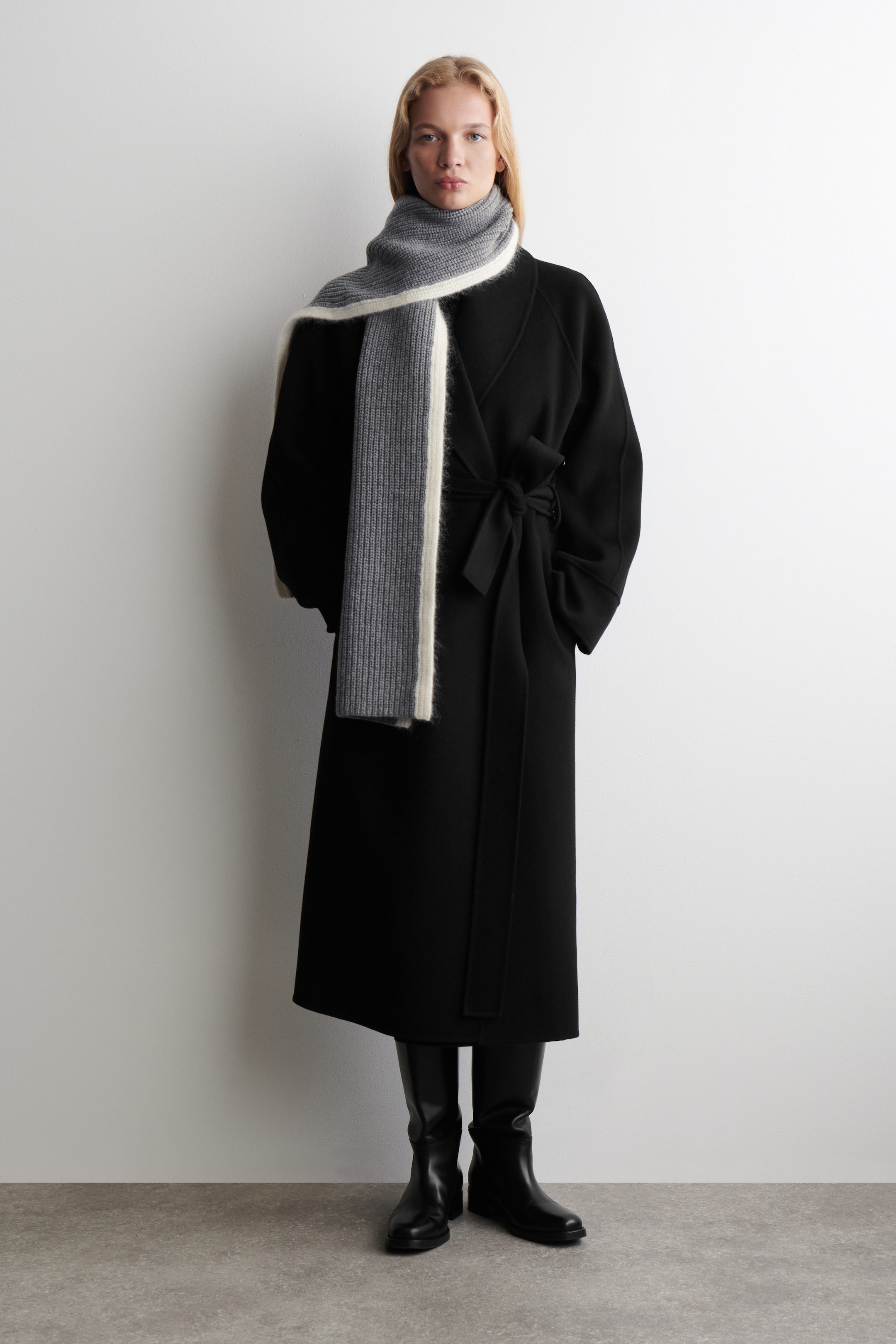 SCIARPA CHUNKY IN LANA E MOHAIR