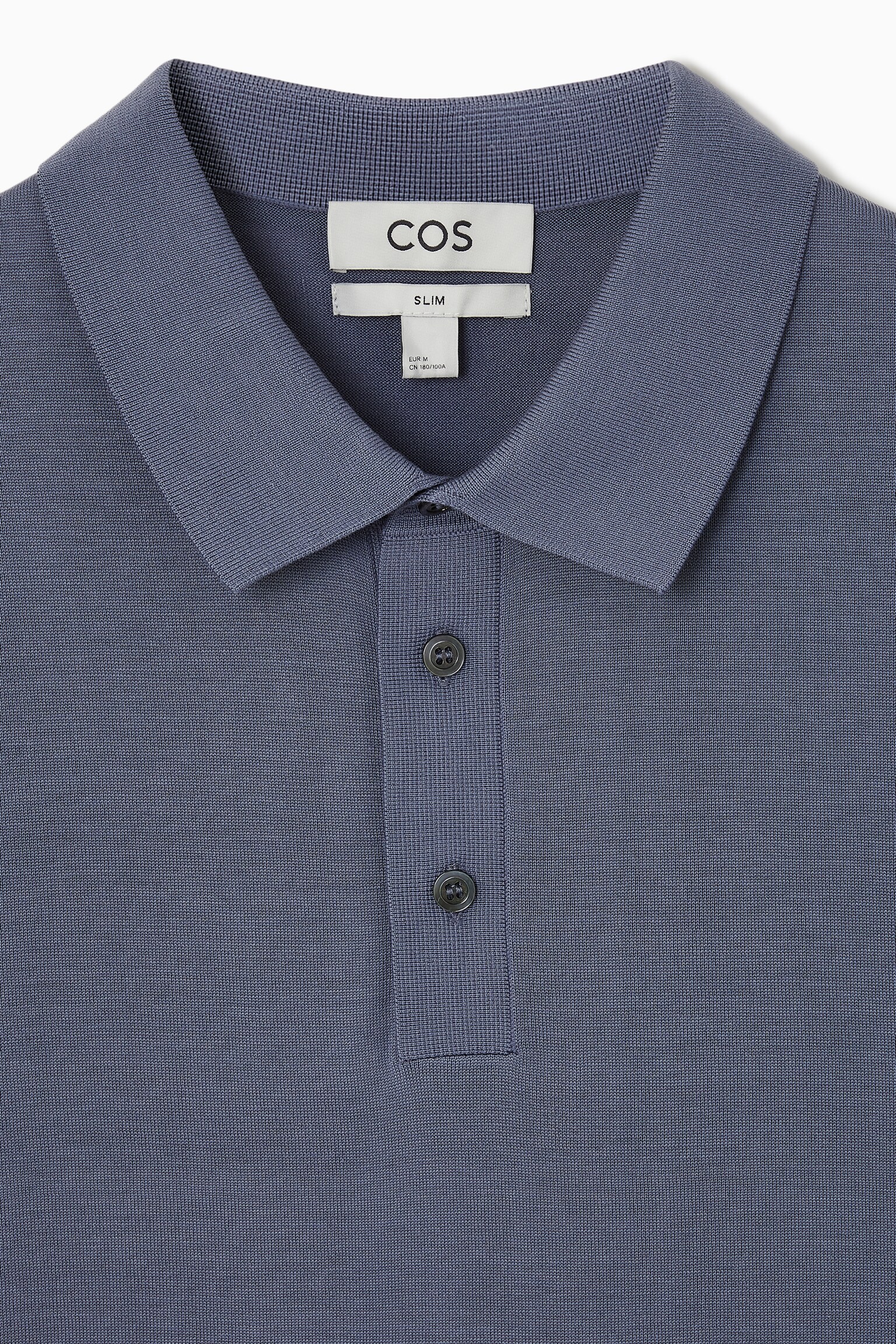 POLO SLIM IN MAGLIA DI SETA - BLU POLVERE/NERO/BLU NAVY/TALPA SCURO/TALPA - 2