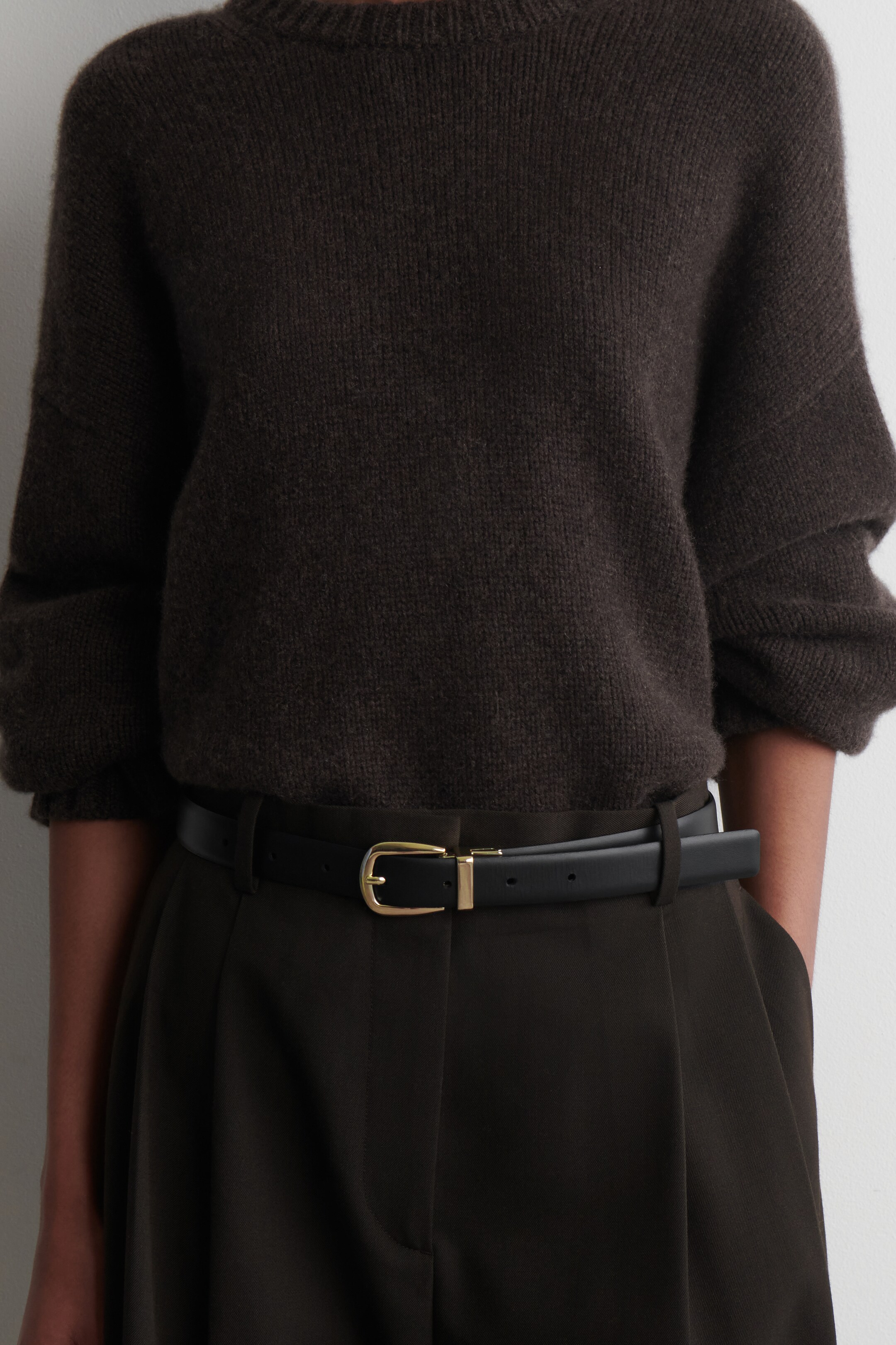 View larger image: REVERSIBLE LEATHER BELT - BORDEAUX / BLACK - Ladies | H&M GB 1