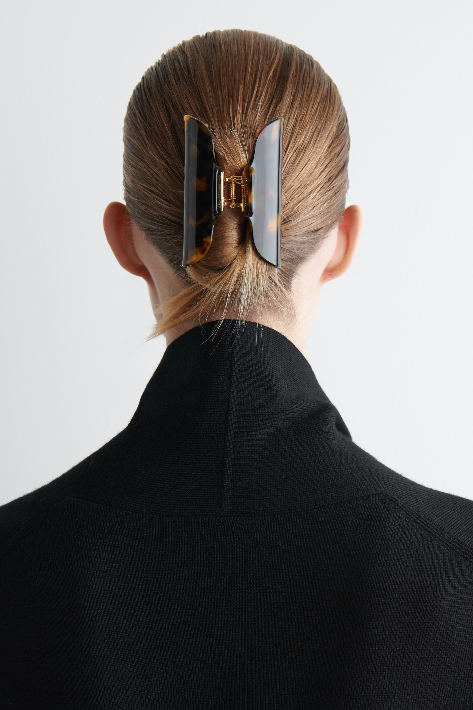 CLAW HAIR CLIP - TORTOISESHELL/RED - 3