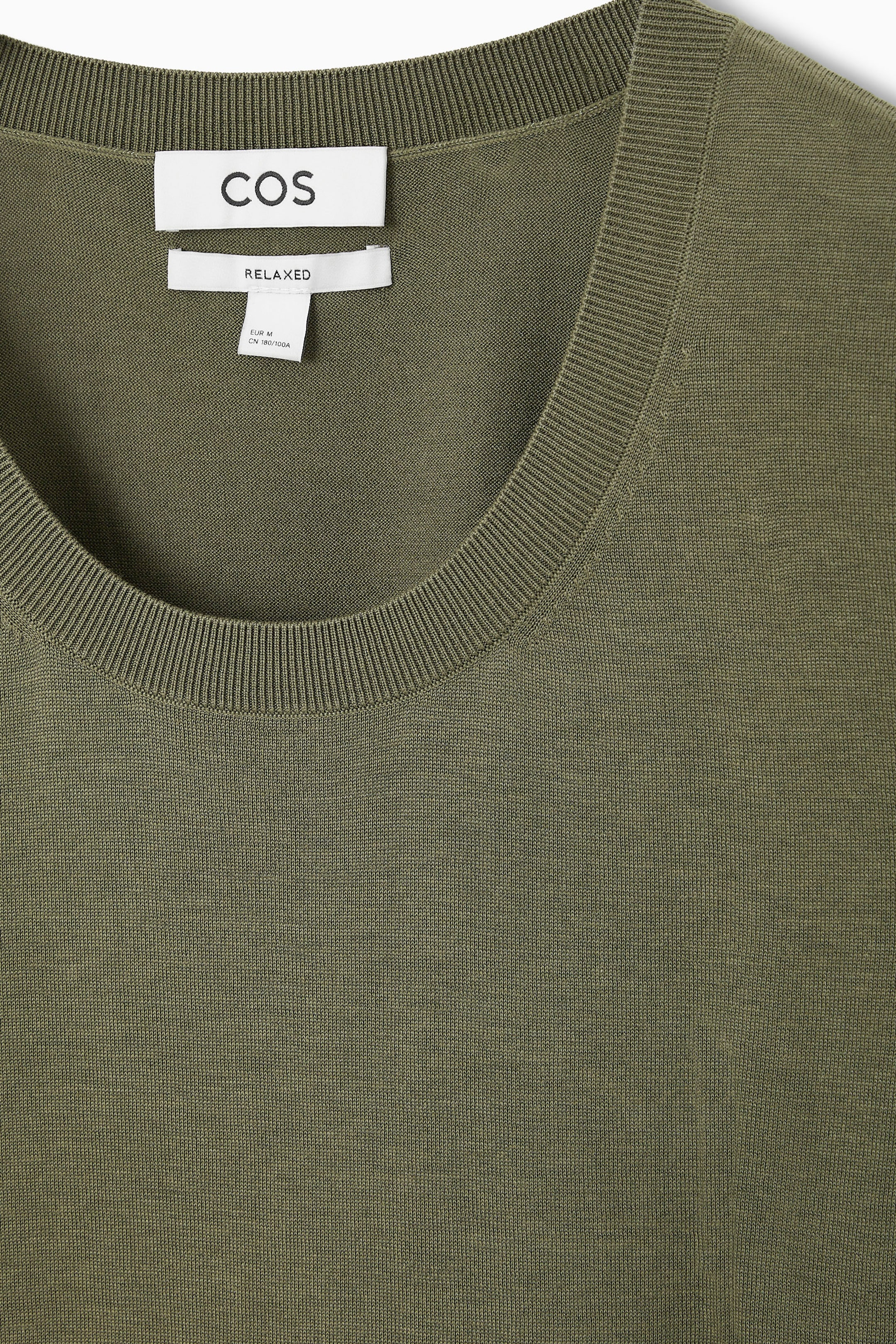 View larger image: RELAXED KNITTED SILK VEST - KHAKI - Men | H&M GB 2