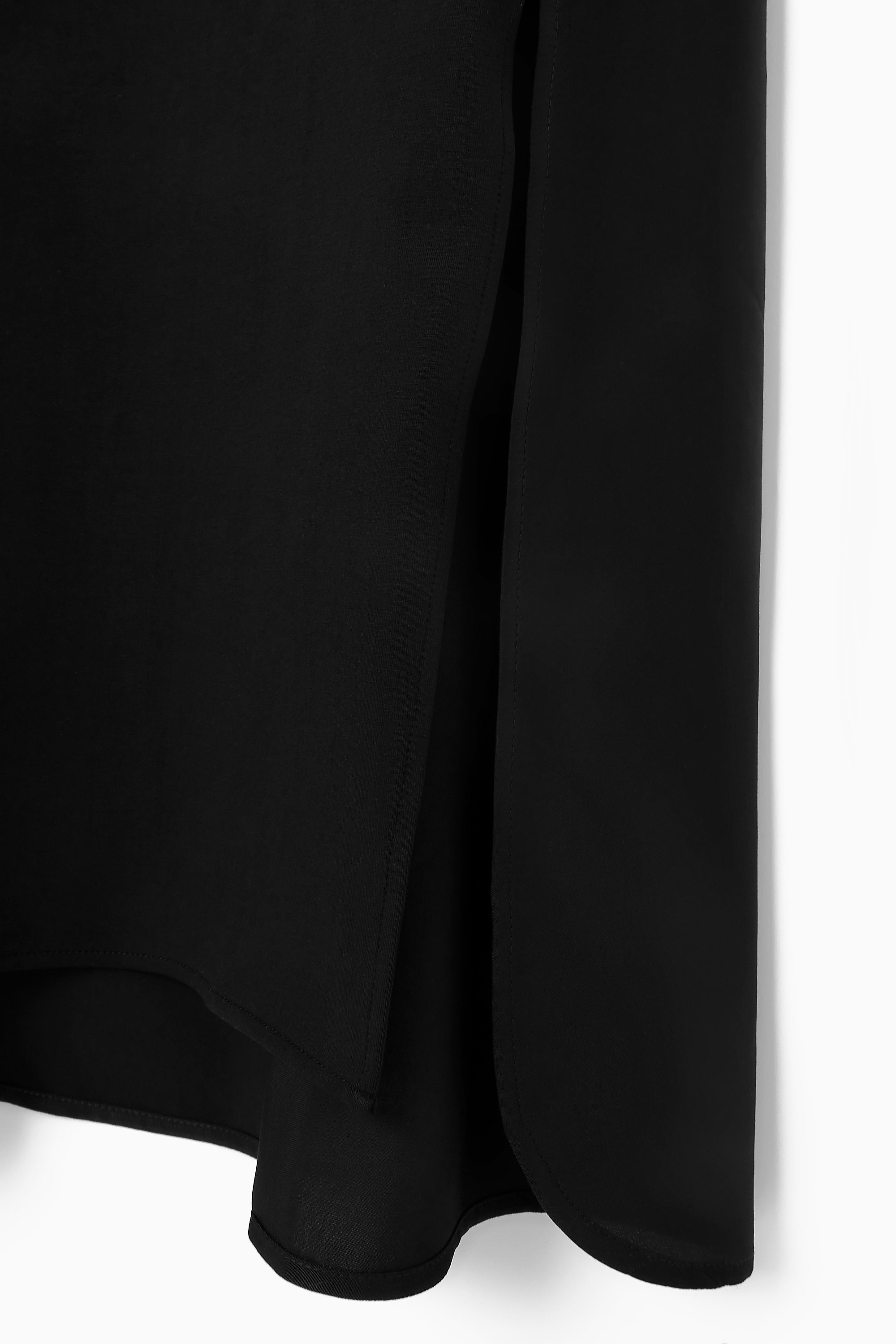 V-NECK MIDI DRESS - BLACK | COS GB