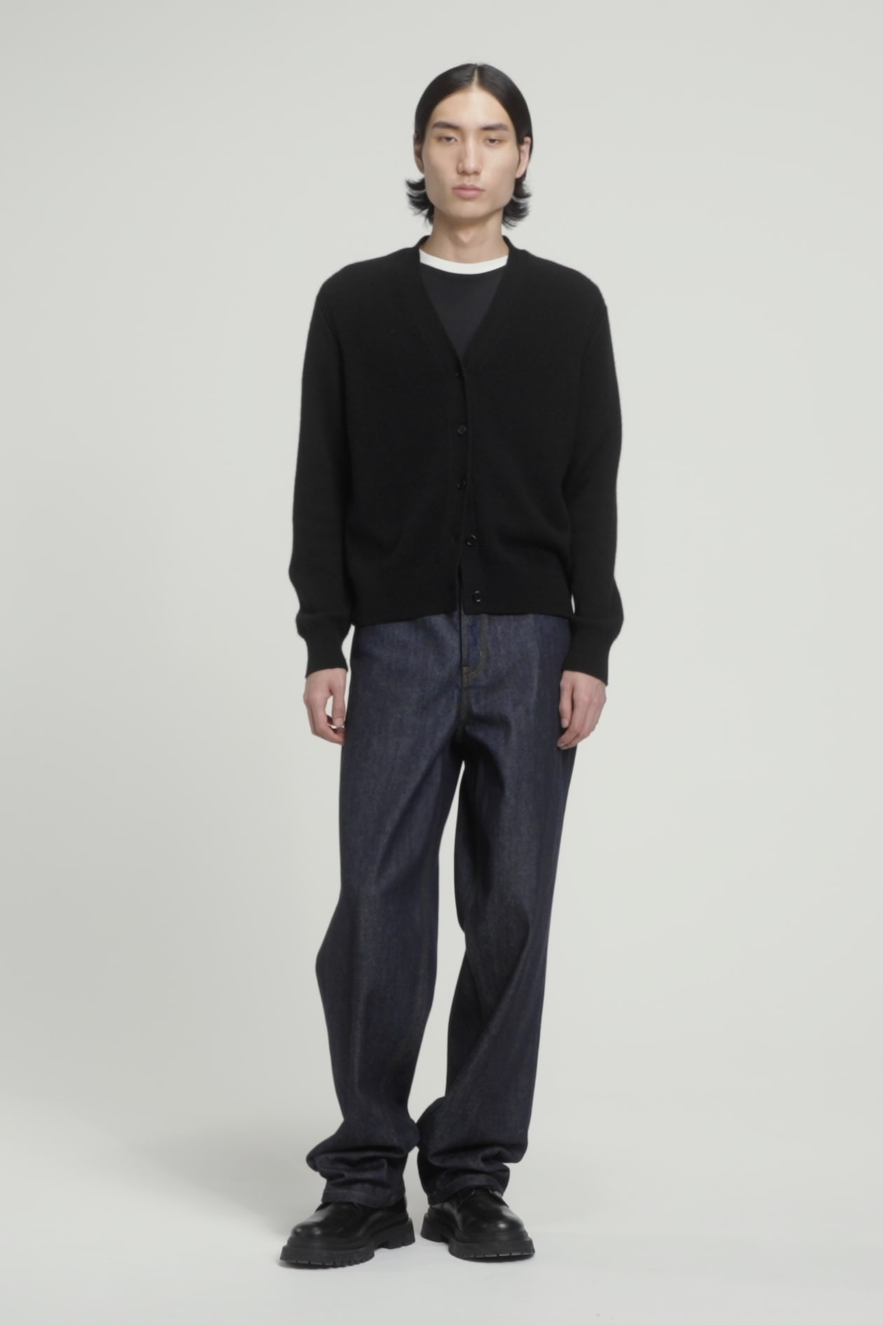 RIDER SELVEDGE WIDE-LEG JEANS