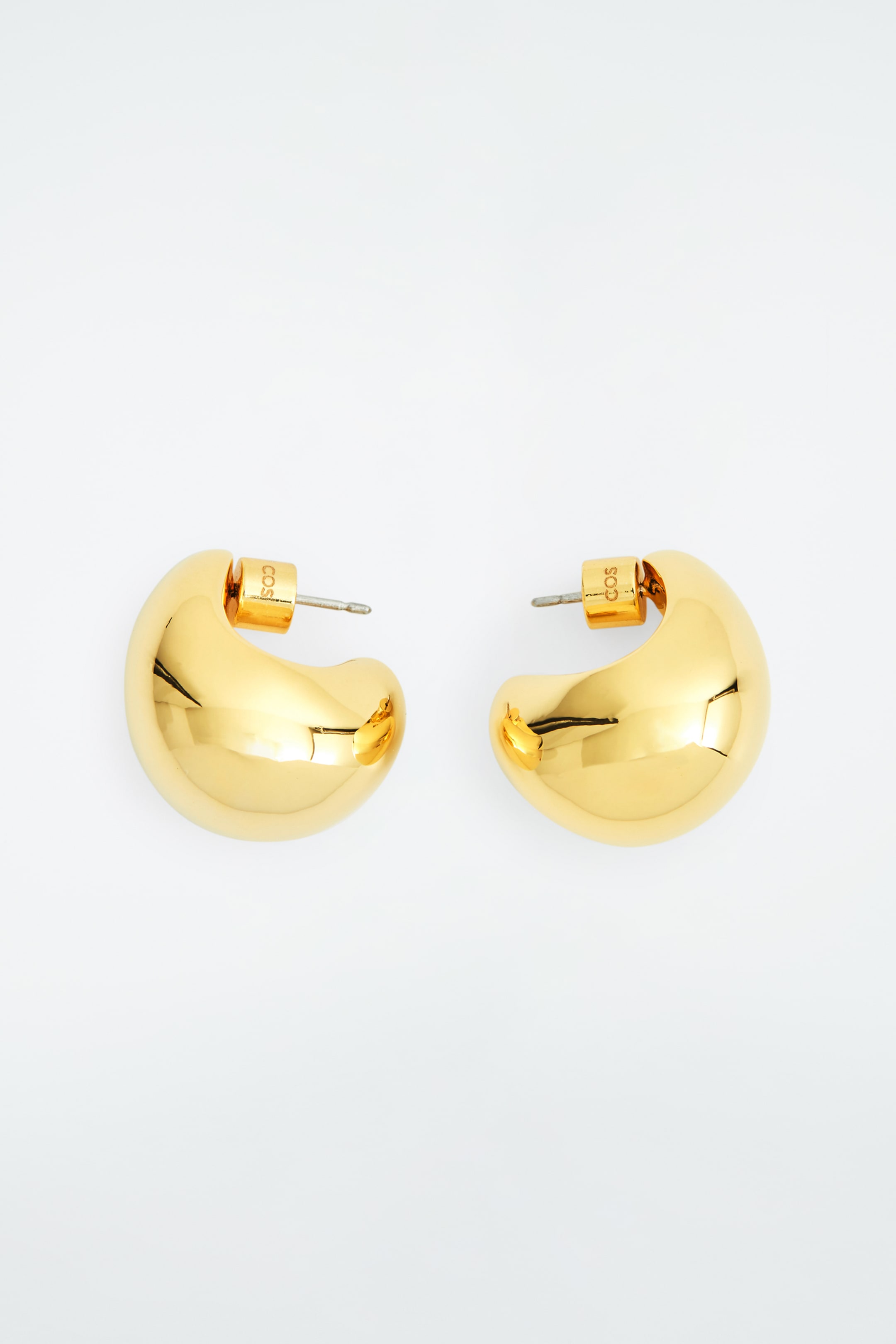 Ingrandisci l'immagine: CURVED DOMED EARRINGS - GOLD - DONNA | H&M CH 1