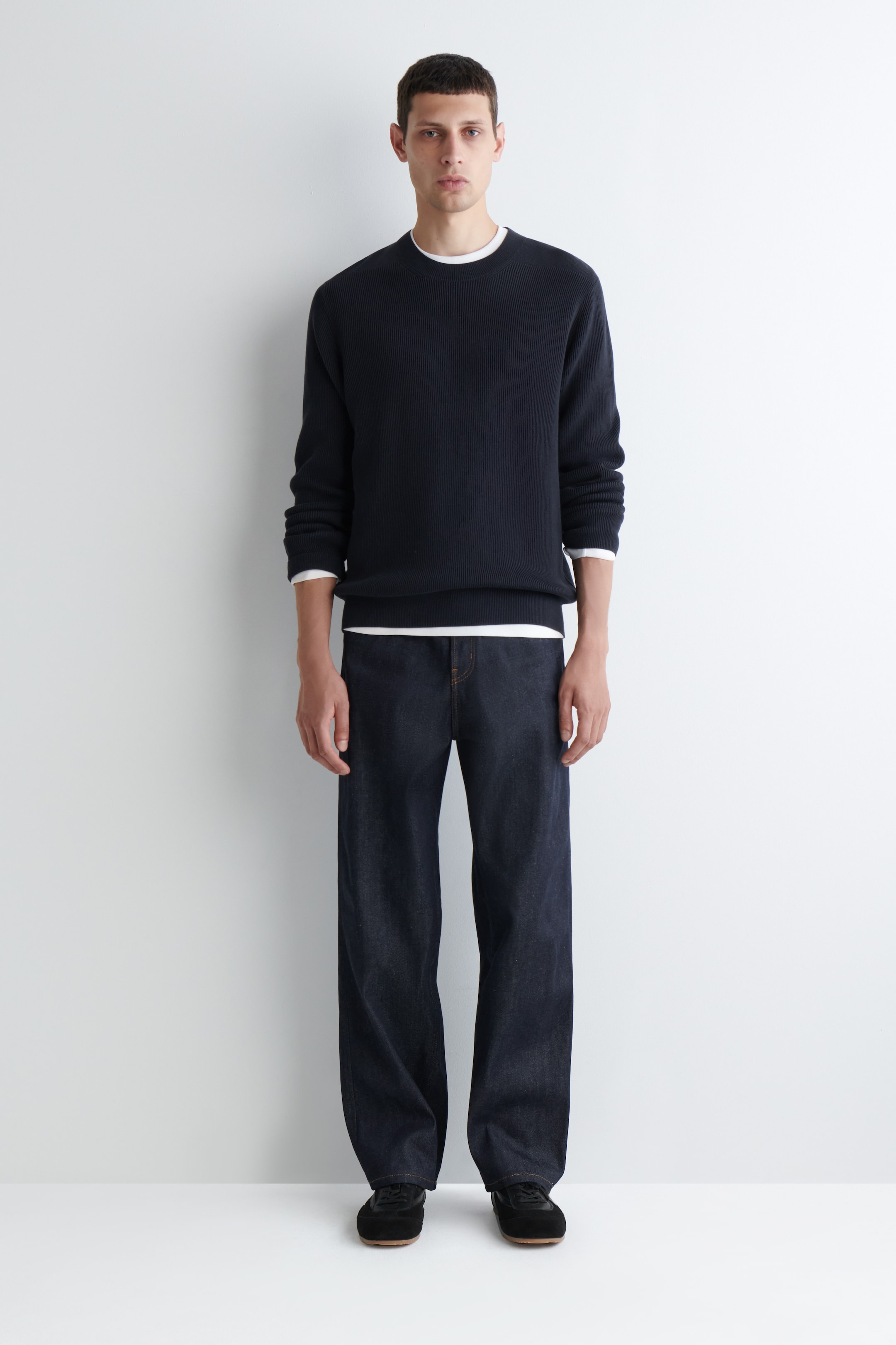 Ingrandisci l'immagine: COTTON CREW-NECK JUMPER - NAVY - UOMO | H&M CH 2