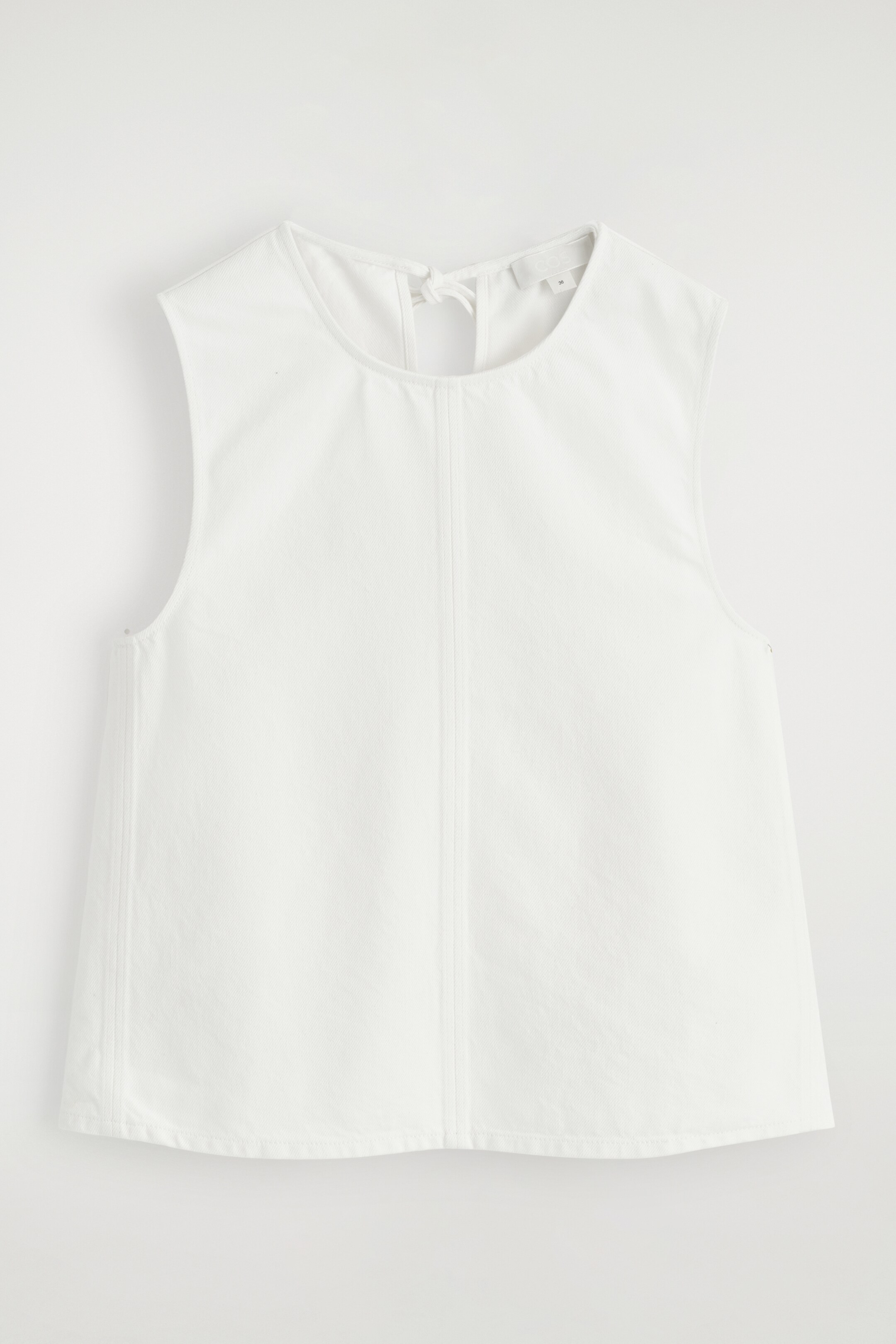 Visualizza immagine più grande: TOP IN DENIM SENZA MANICHE - BIANCO - DONNA | H&M IT 6