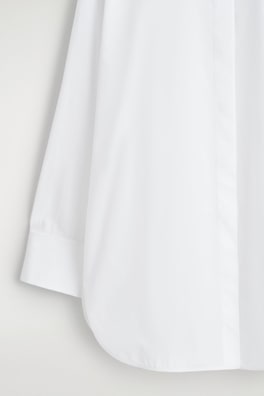 TAILORED COTTON SHIRT — WHITE 1