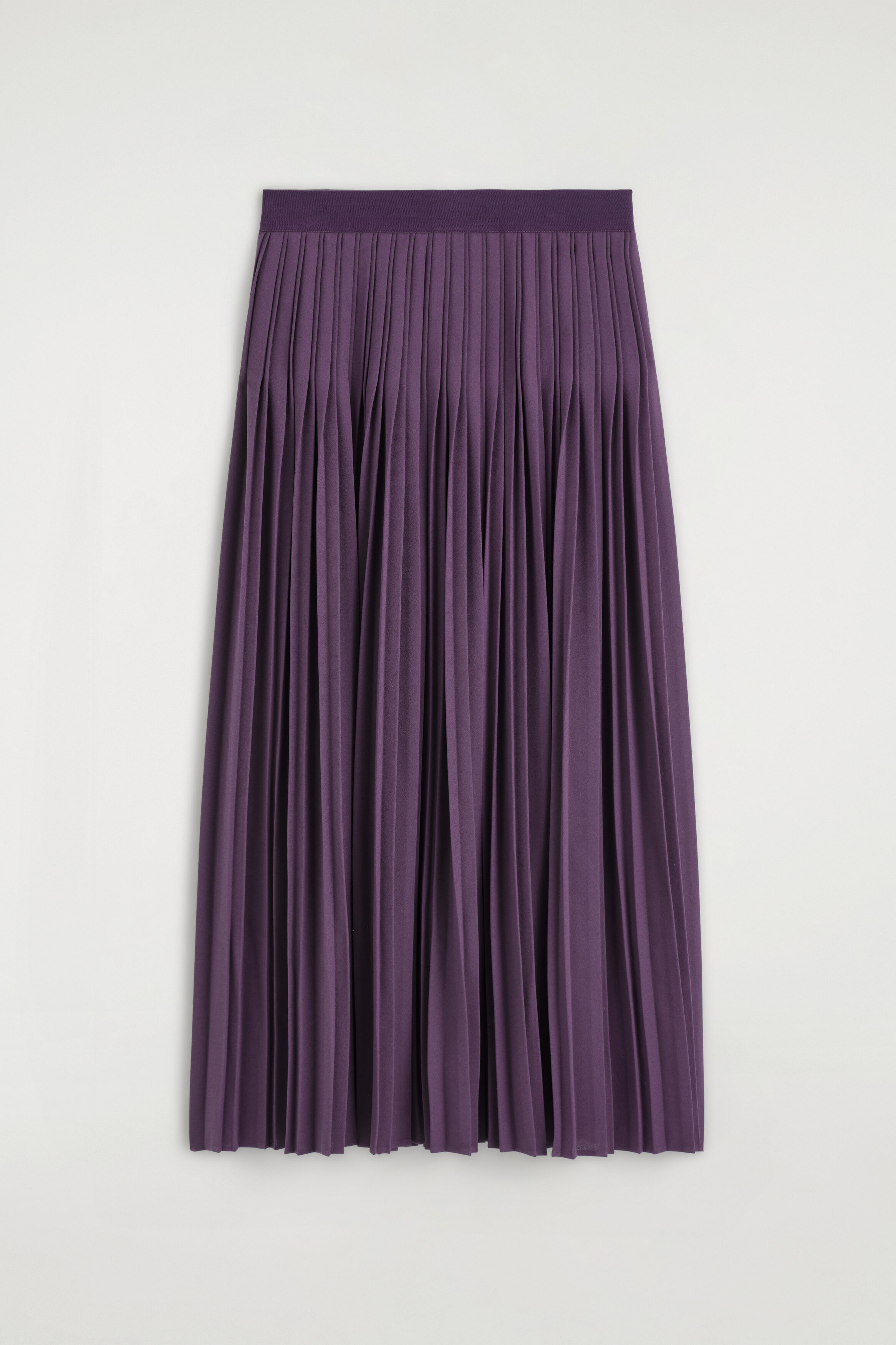 PLEATED CREPE MIDI SKIRT - thumbnail 6