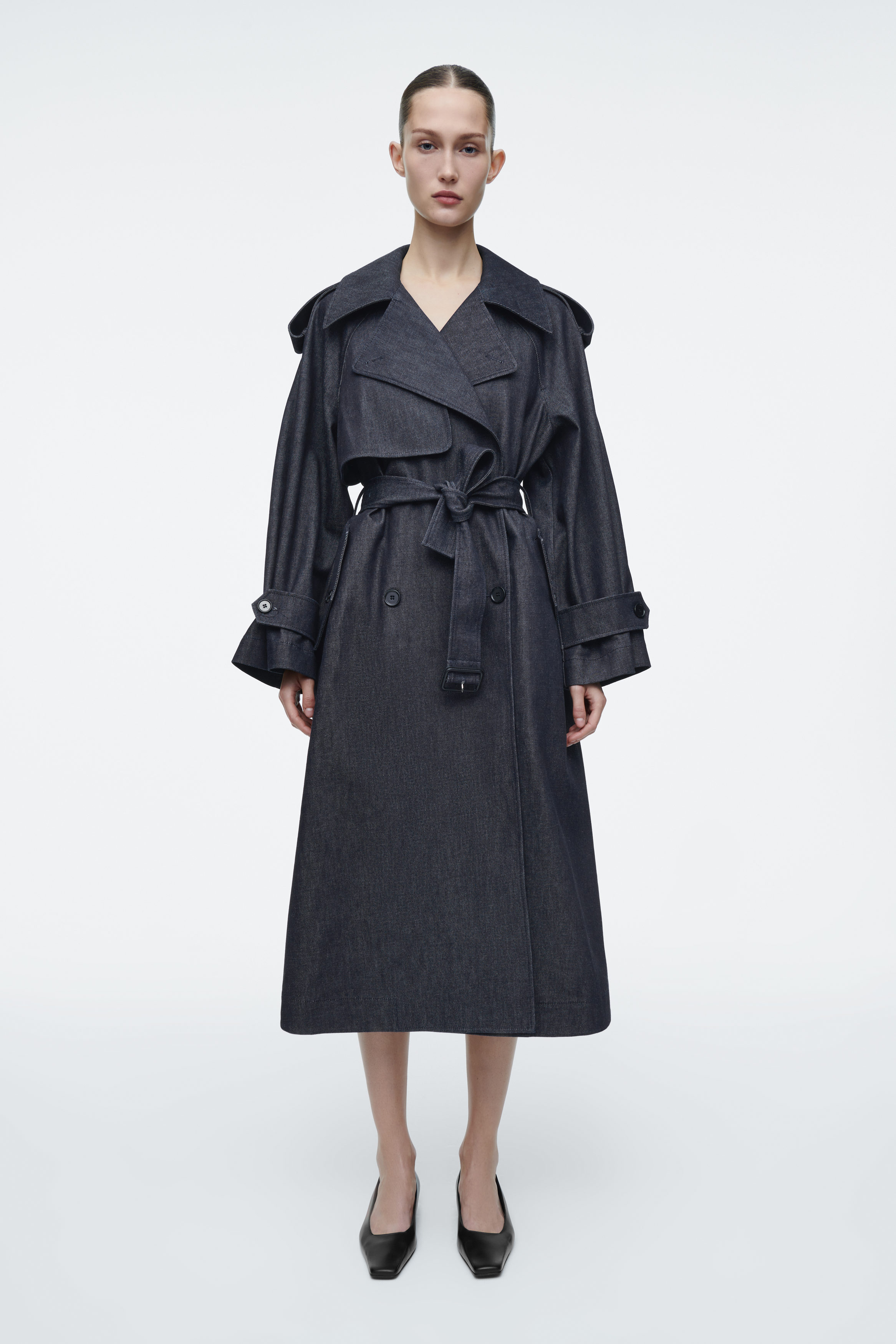 ジャケット・アウター SINSS Wide long trench coat SINSS（シンス）の「Wide long trench coat / ワイドロング