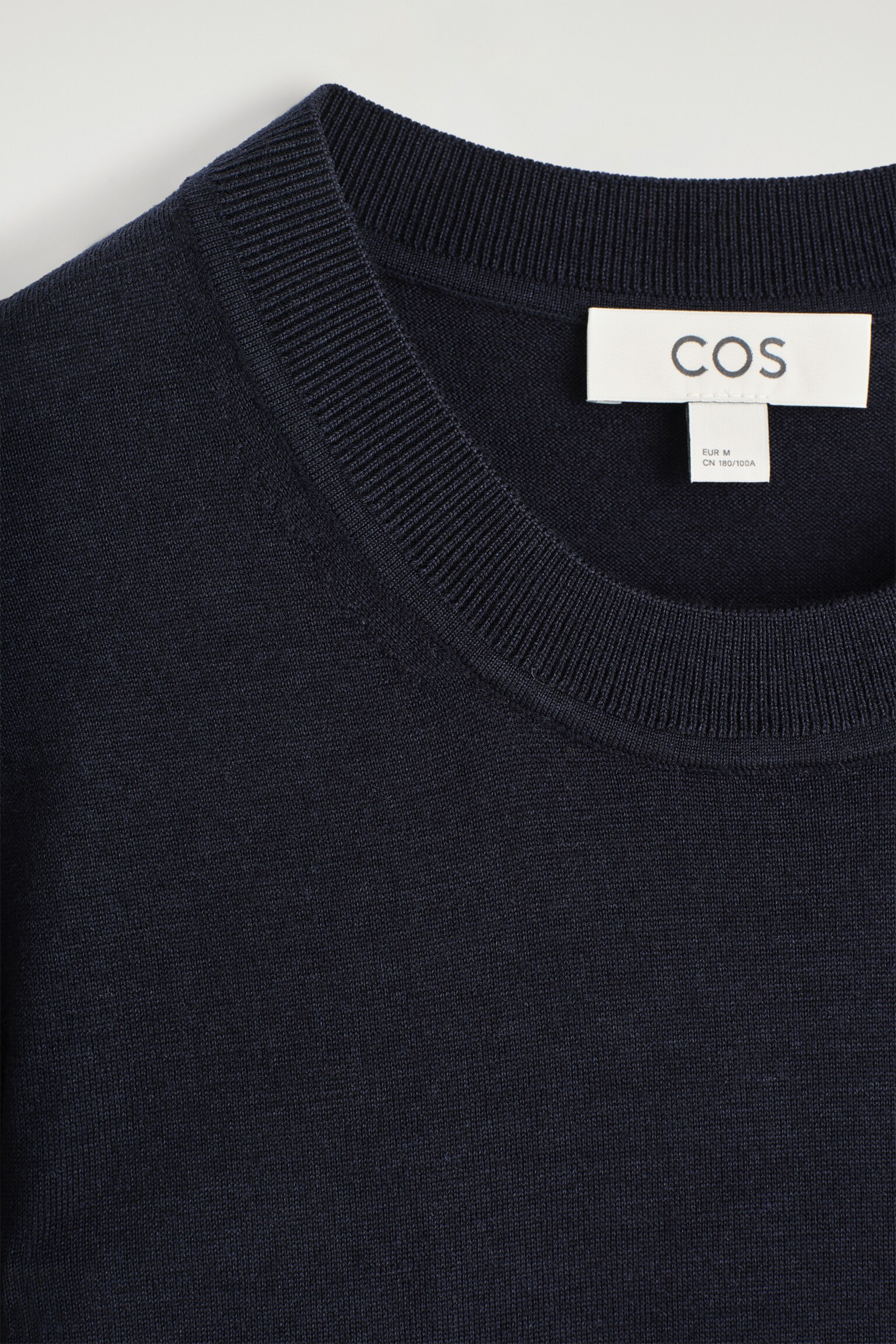 PULL SLIM À COL ROND EN LAINE MÉRINOS - BLEU MARINE/BLEU COBALT/GRIS CHINÉ/NOIR - 4