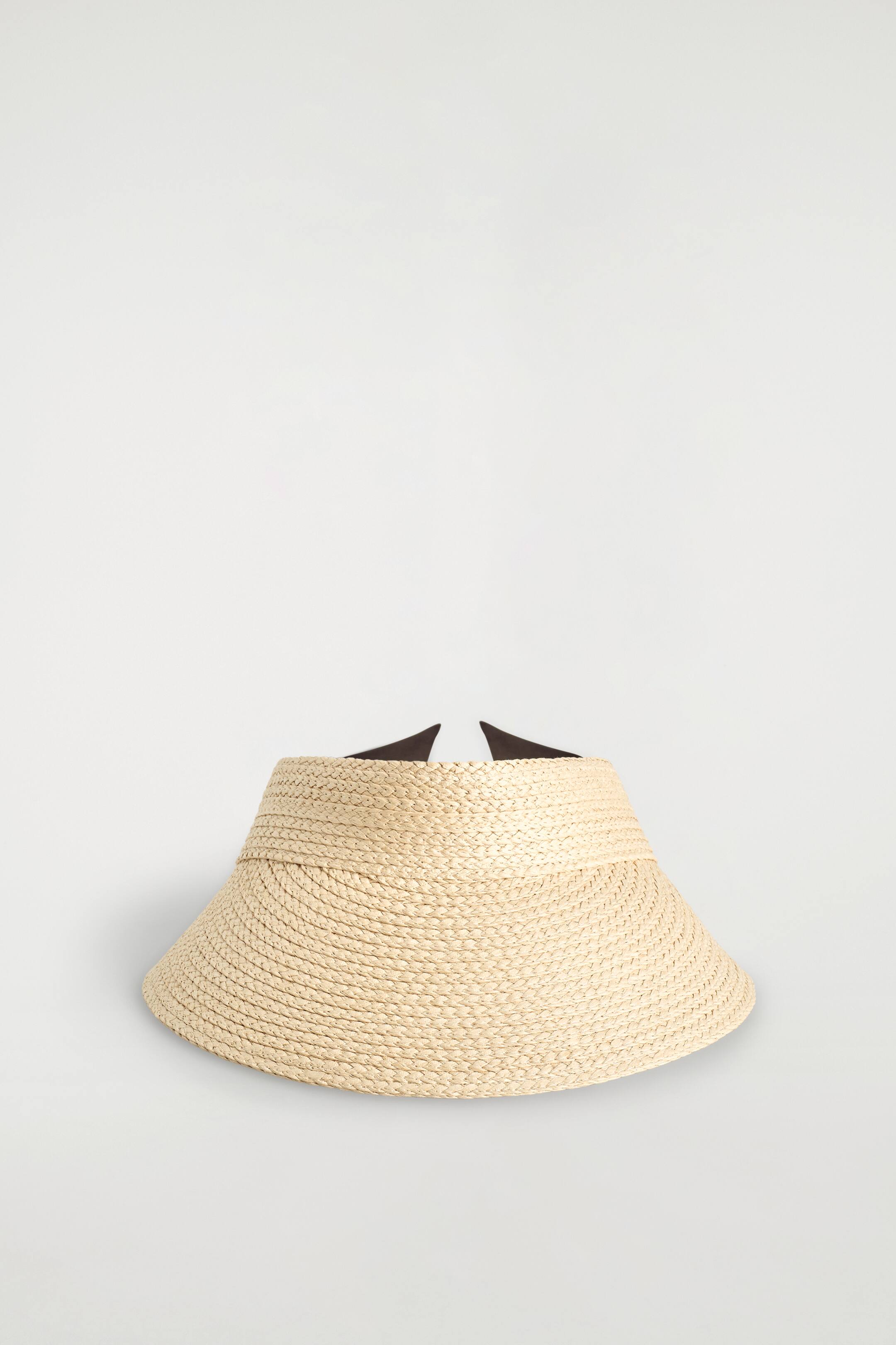 Agrandir l'image: VISIÈRE EN PAILLE - BEIGE - FEMME | H&M FR 1