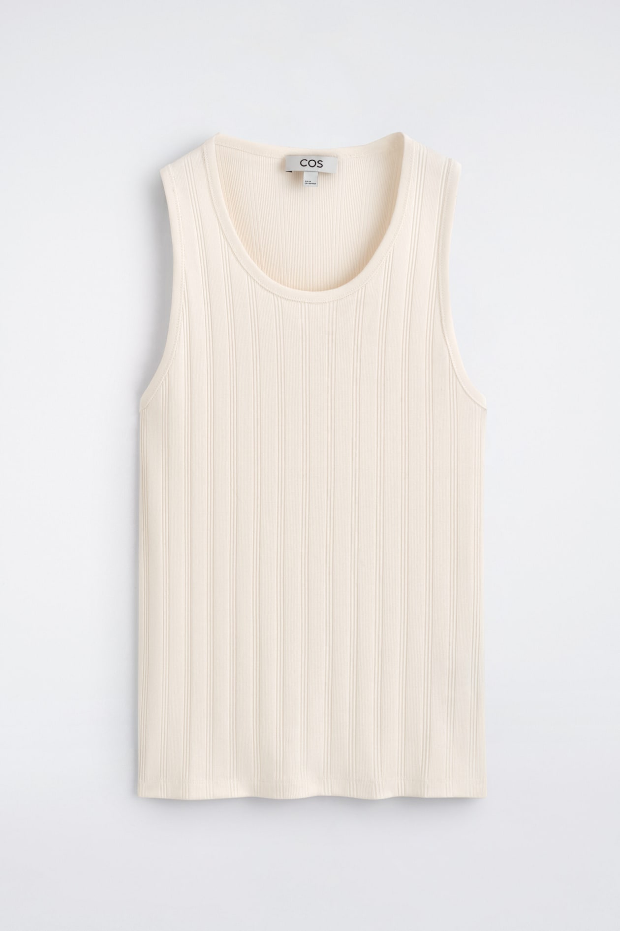 SCHMAL GESCHNITTENES TANKTOP AUS BAUMWOLLE
