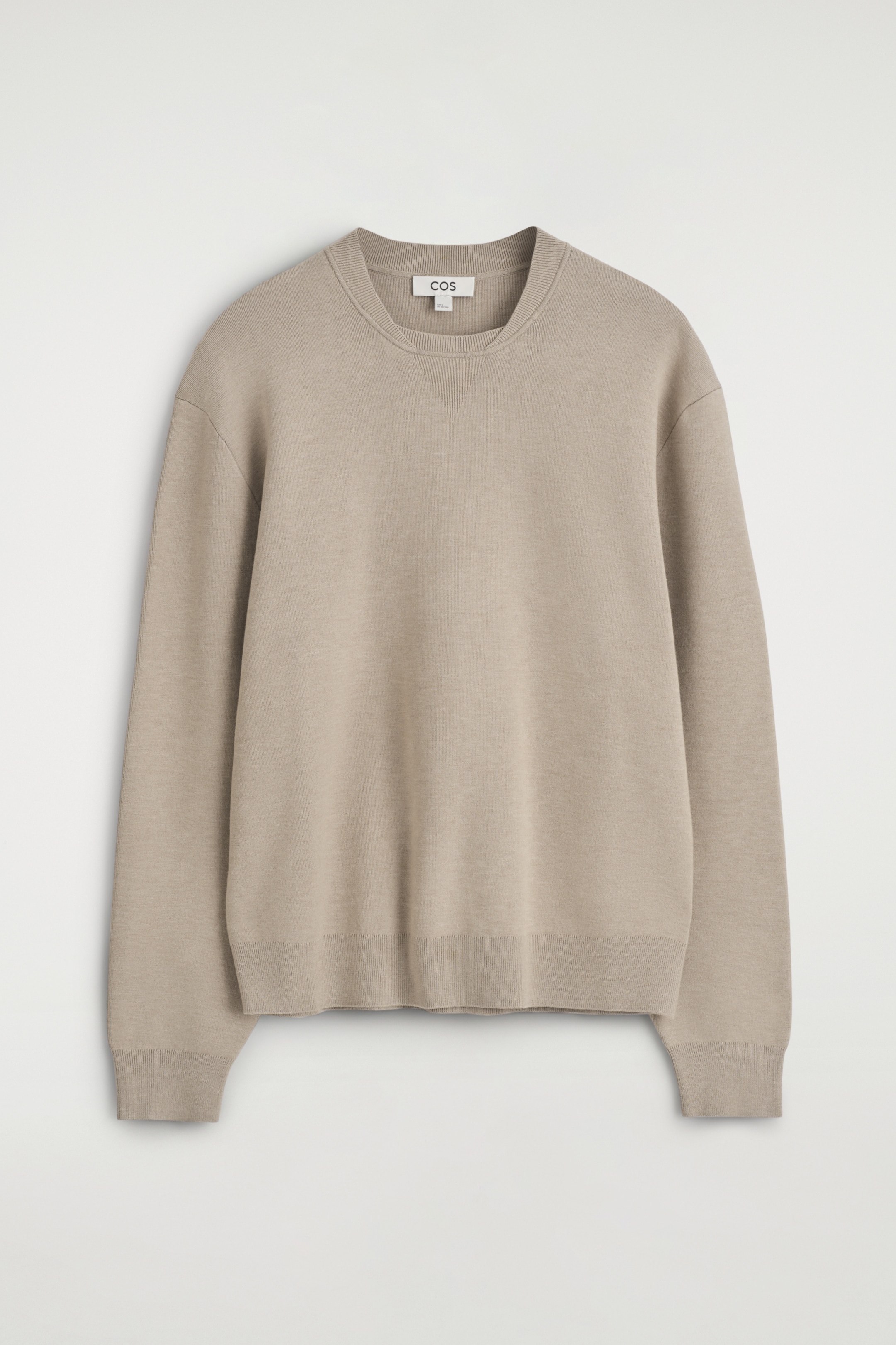 Grösseres Bild ansehen: STRICKPULLOVER AUS DOUBLEFACE-MATERIAL - MAULWURFSBRAUN MELIERT - HERREN | H&M CH 6
