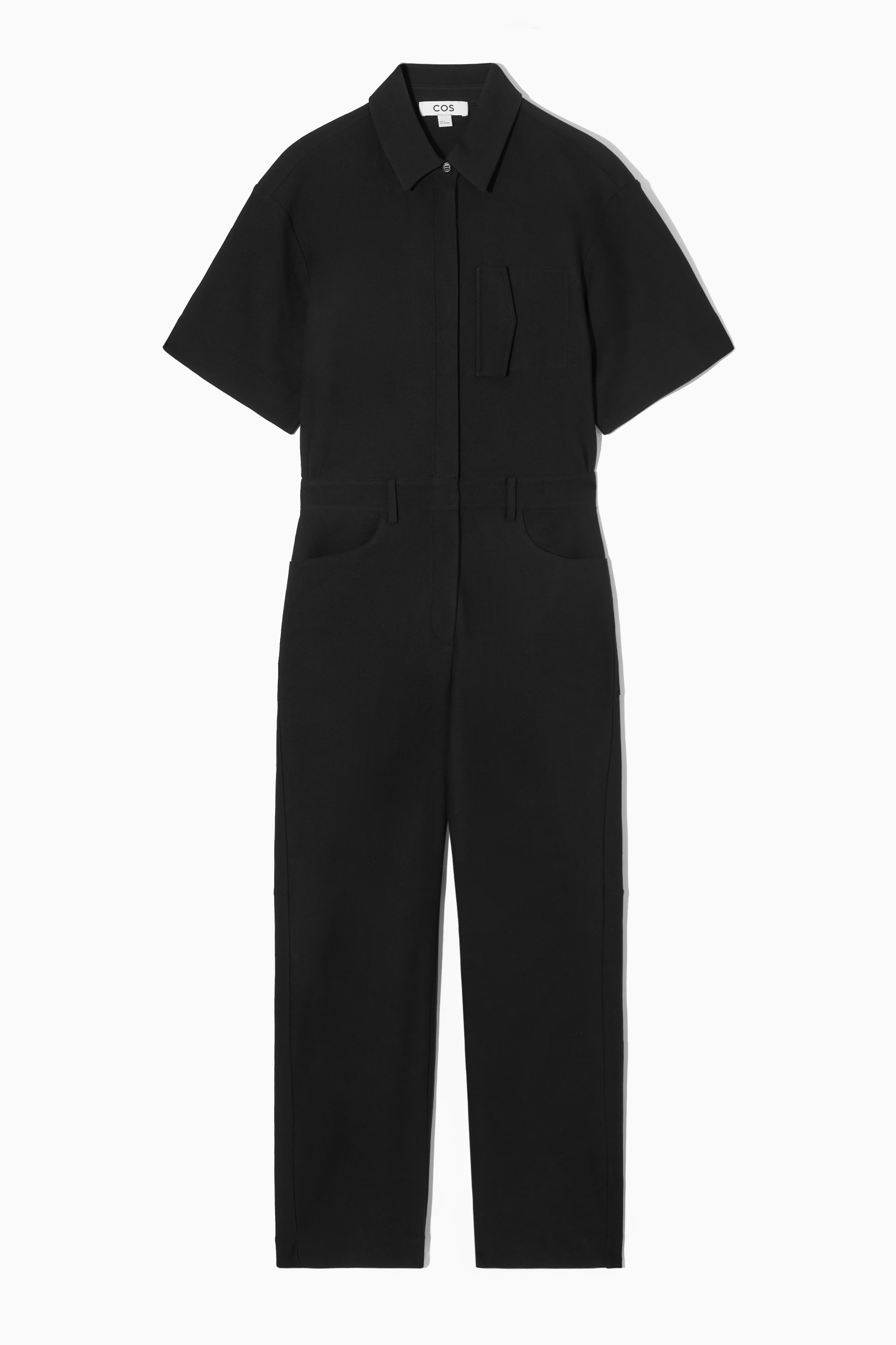JERSEY UTILITY JUMPSUIT - BLACK | COS