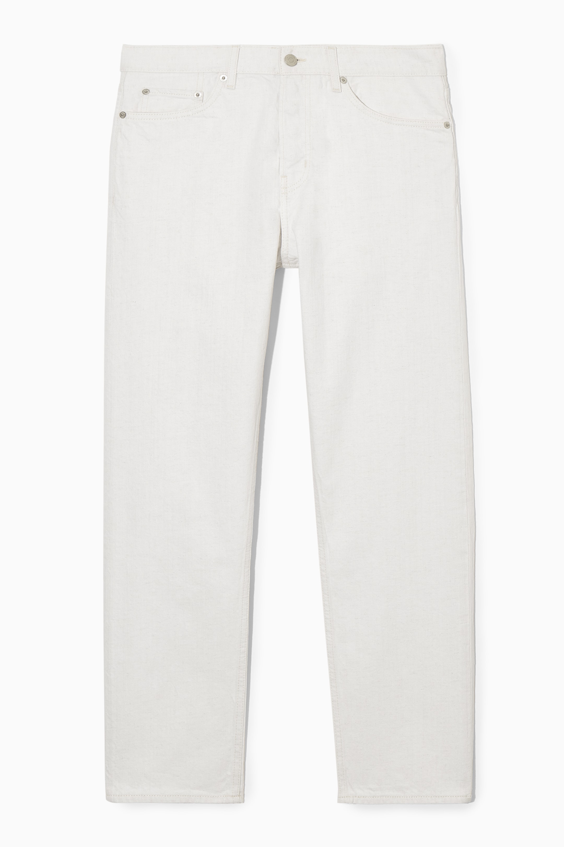 Ingrandisci l'immagine: SKIM CROPPED STRAIGHT-LEG JEANS - CREAM - UOMO | H&M CH 1