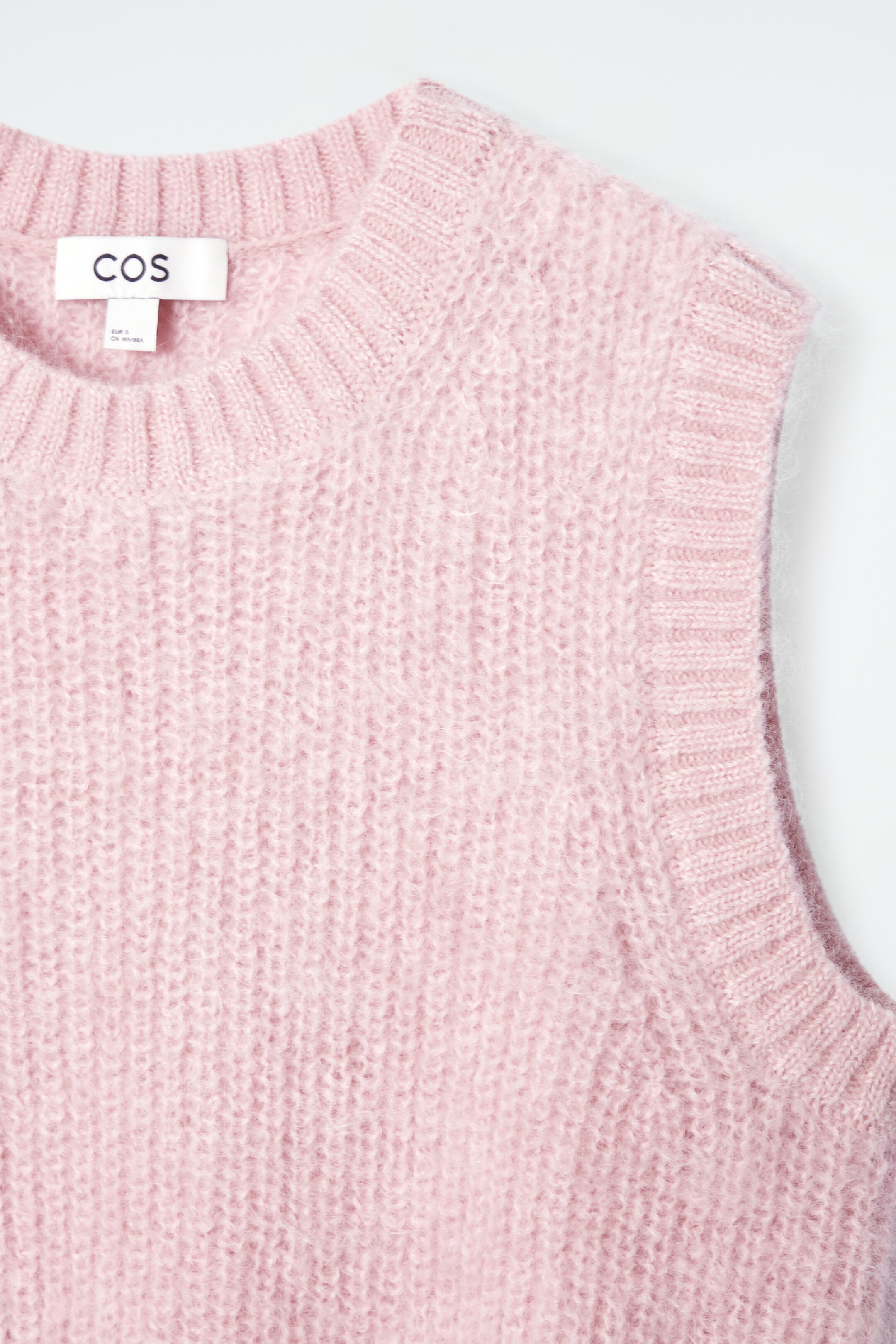 Grotere afbeelding bekijken: MOHAIR KNIT VEST - LICHTROZE - DAMES | H&M NL 6