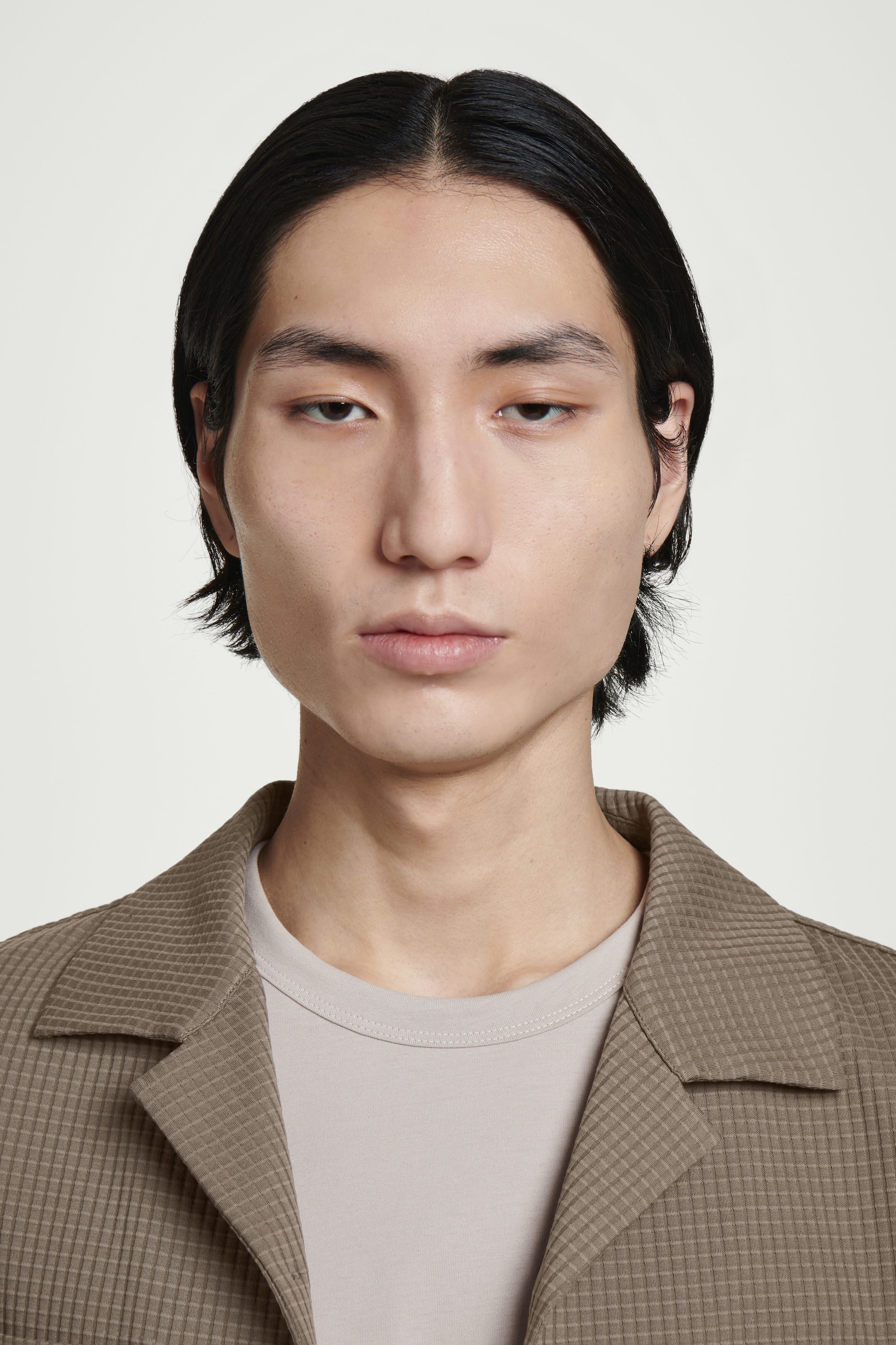 RELAXED TEXTURED COTTON RESORT SHIRT
