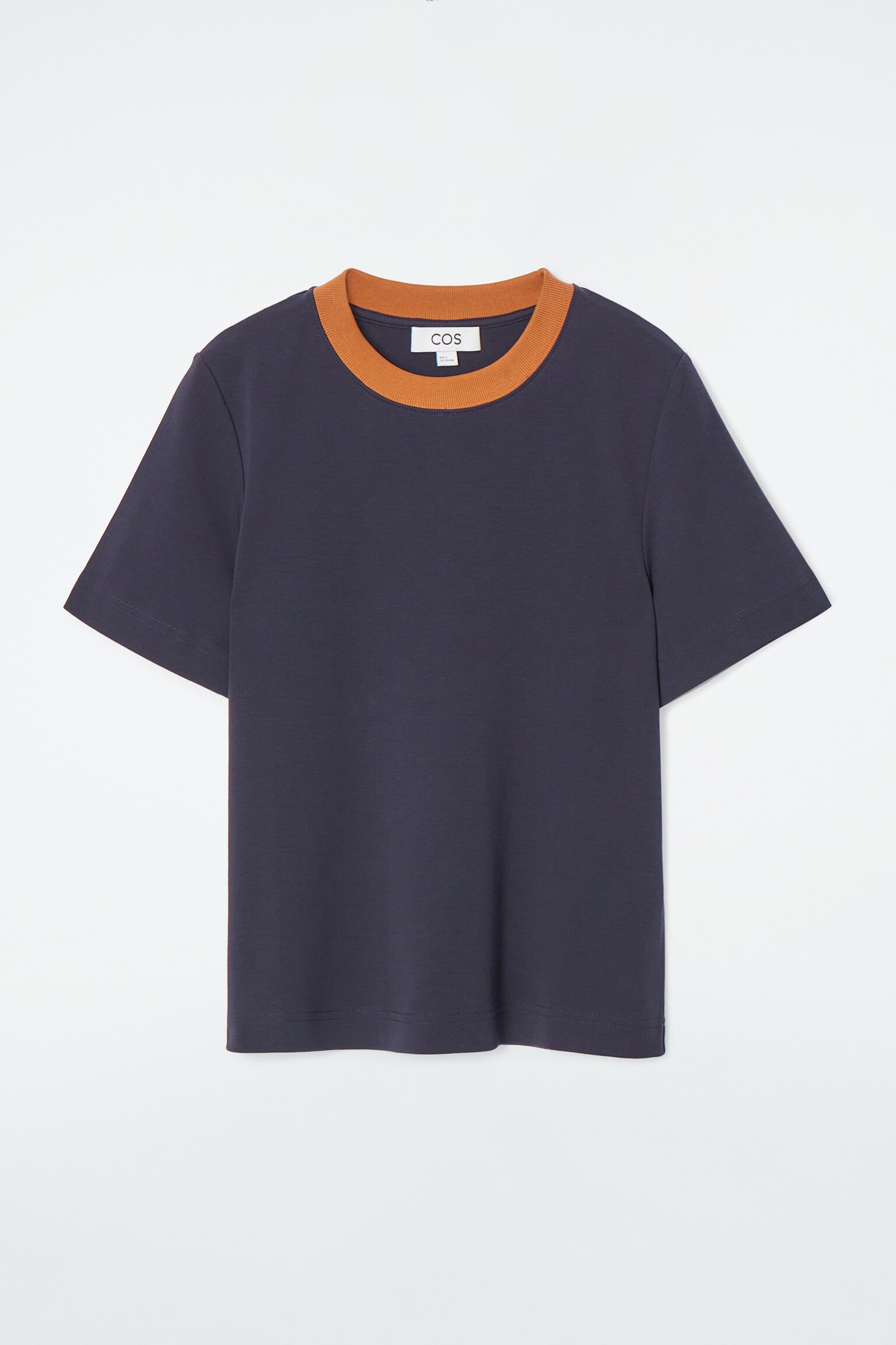 CLEAN CUT REGULAR T-SHIRT - NAVY / ORANGE/WHITE/black/GREY MARL/DARK BROWN/WHITE / BURGUNDY / STRIPED/KHAKI/PINK / NAVY/WHITE / BLACK/NAVY / STRIPED/NAVY/BLACK / GREEN / STRIPED/DARK RED/ORANGE / WHITE / STRIPED/LIGHT BEIGE/BLUE / STRIPED/NAVY / WHITE / STRIPED/PINK/BRIGHT BLUE/GREEN / ECRU/WHITE / BLACK / STRIPED/COBALT BLUE/CHARCOAL MÉLANGE/BLACK / STRIPED/BURGUNDY/RED/LIGHT PINK/MAROON/BEIGE / STRIPED/OLIVE GREEN/off-white / black/WHITE / ORANGE / STRIPED/OFF-WHITE / BURGUNDY/STEEL BLUE/KHAKI - 1