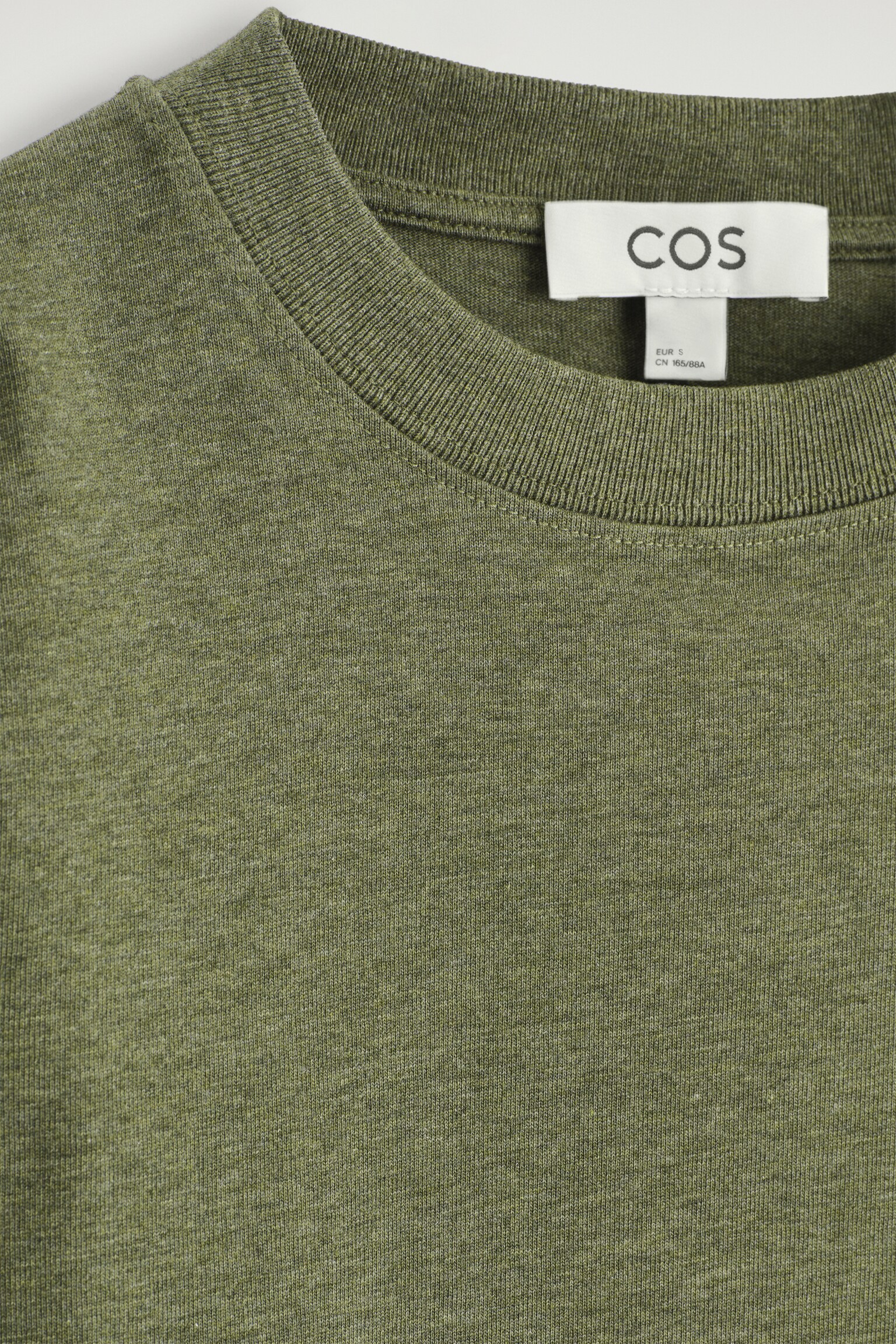 SCHLICHTES LANGARMSHIRT MIT NORMALER PASSFORM - OLIVGRÜN MELIERT/SCHWARZ/Weiß/HELLBLAU/BEIGE/UNGEFÄRBT/BRAUN/GESTREIFT/WEISS/BRAUN - 6