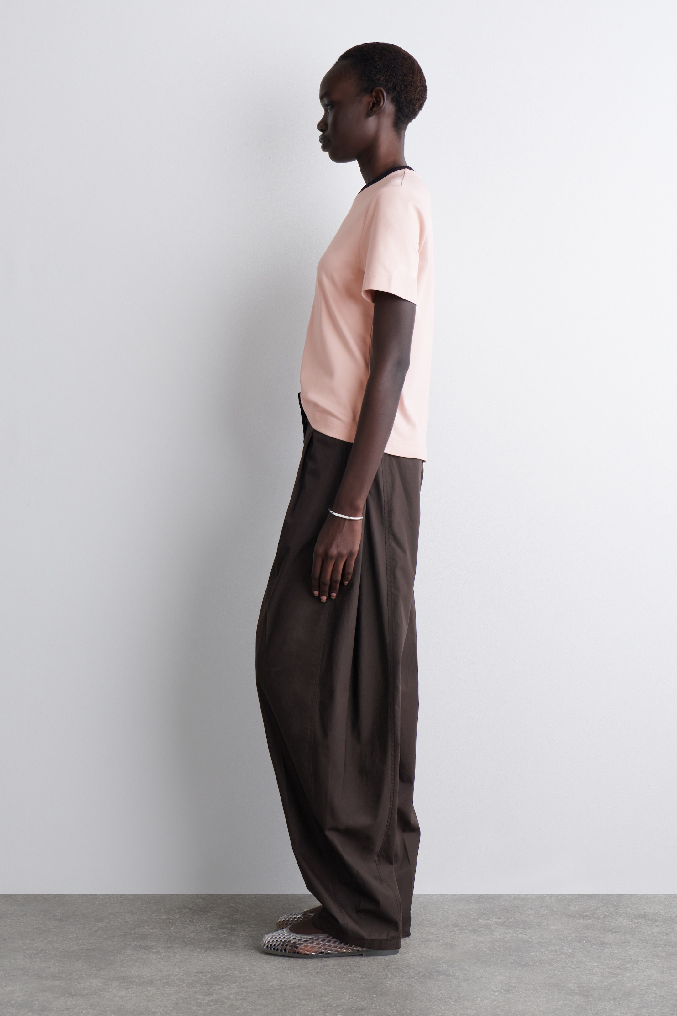 Agrandir l'image: T-SHIRT REGULAR ÉLÉGANT - ROSE / MARINE - FEMME | H&M CH 3