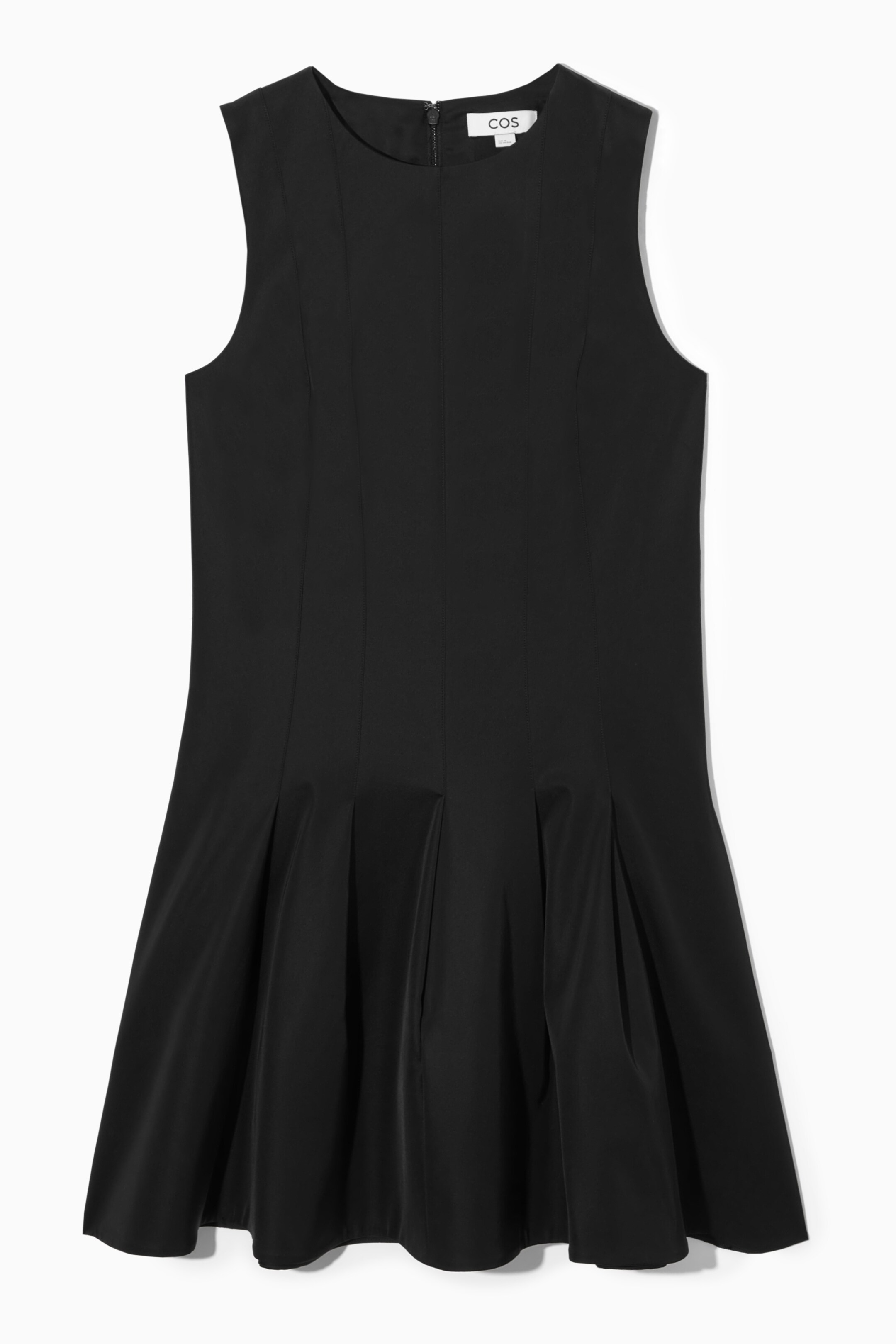 Ingrandisci l'immagine: SLEEVELESS PLEATED MINI DRESS - BLACK - DONNA | H&M CH 1