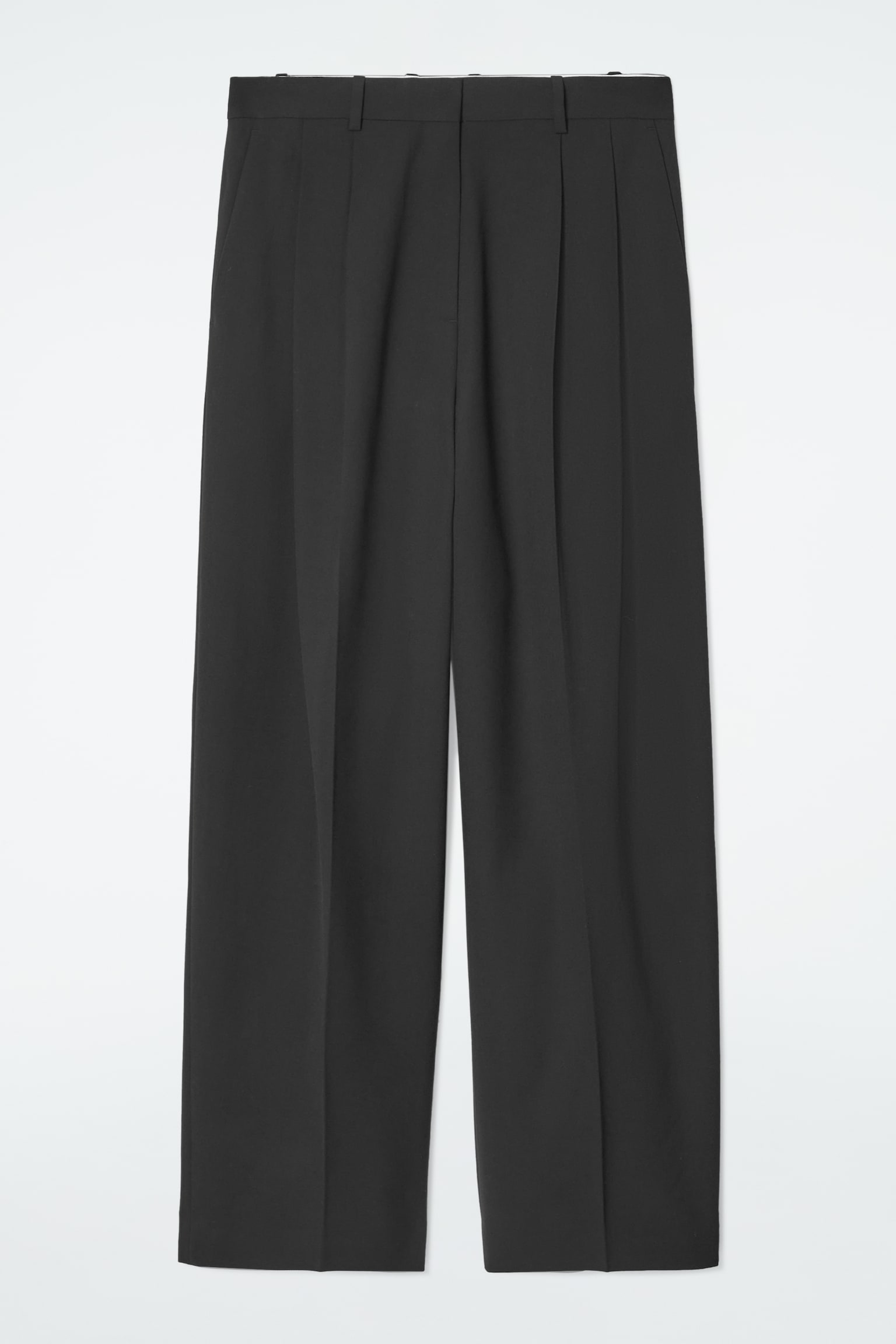 LOCKERE HOSE AUS TWILL MIT WEITEM BEIN - SCHWARZ/Blau/GRAU/BRAUN - 2