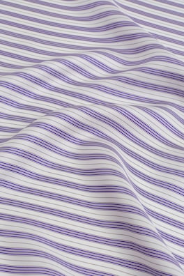 STRIPED SILK SCARF — PURPLE / STRIPED 3
