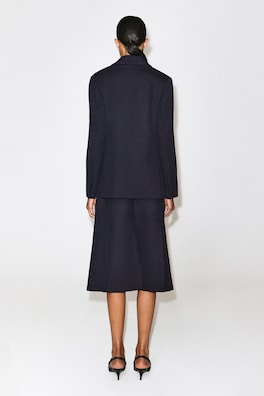 SINGLE-BREASTED WOOL BLAZER — MIDNIGHT 5