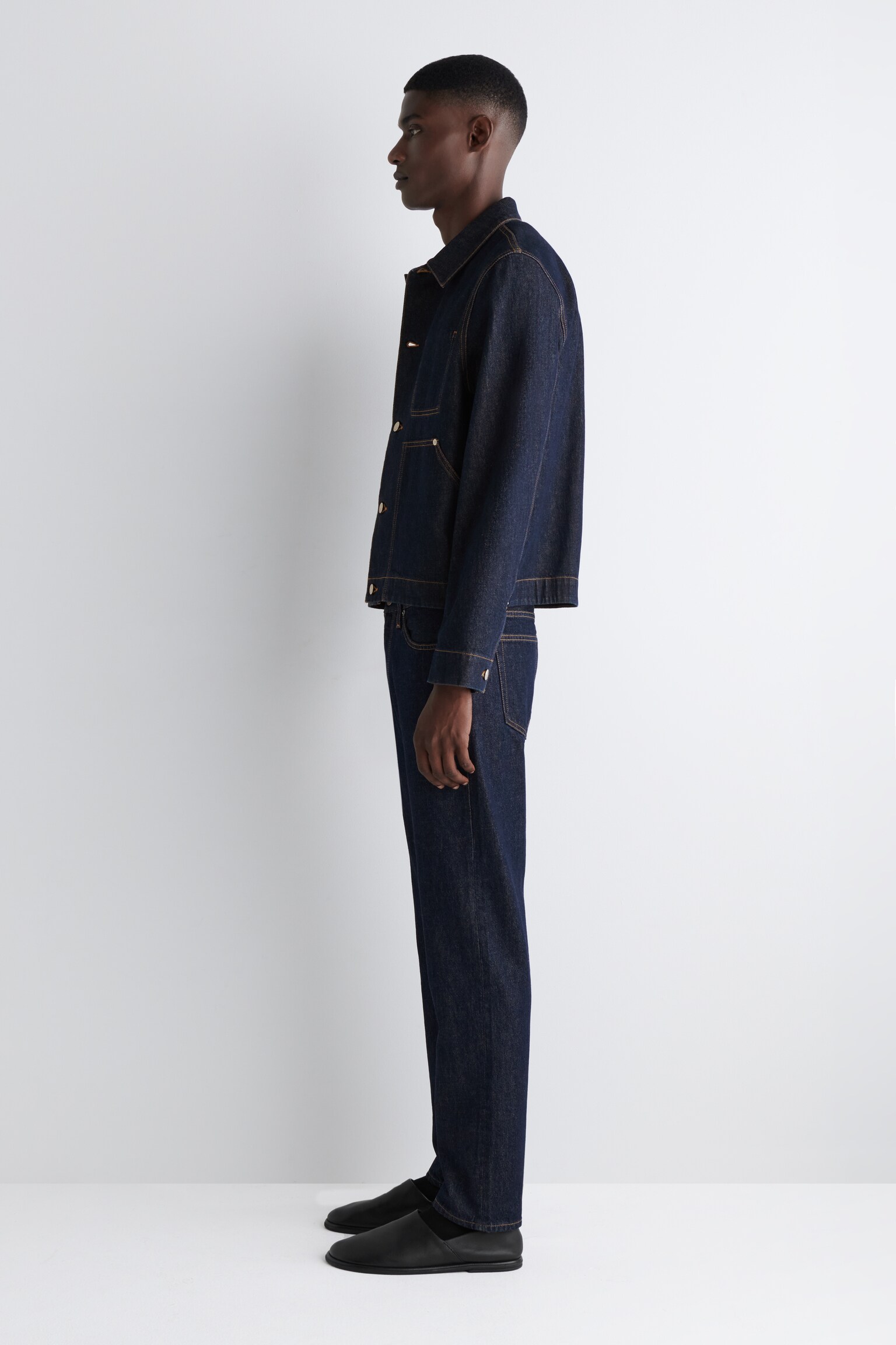 PIER JEANS MIT SCHMALEM BEIN - Dunkelblau/SCHWARZ - 5