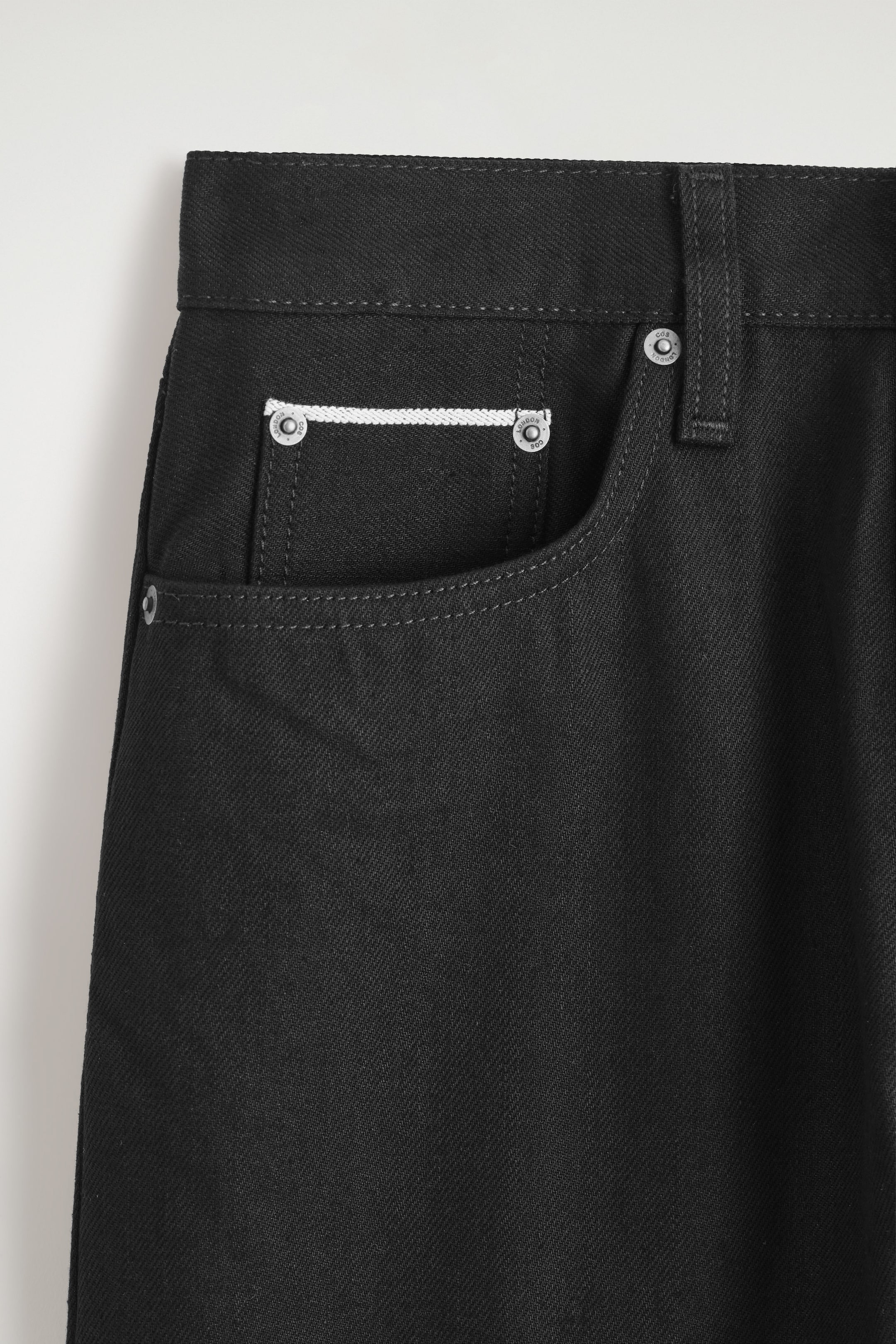 RIDER RAW SELVEDGE STRAIGHT-LEG JEANS