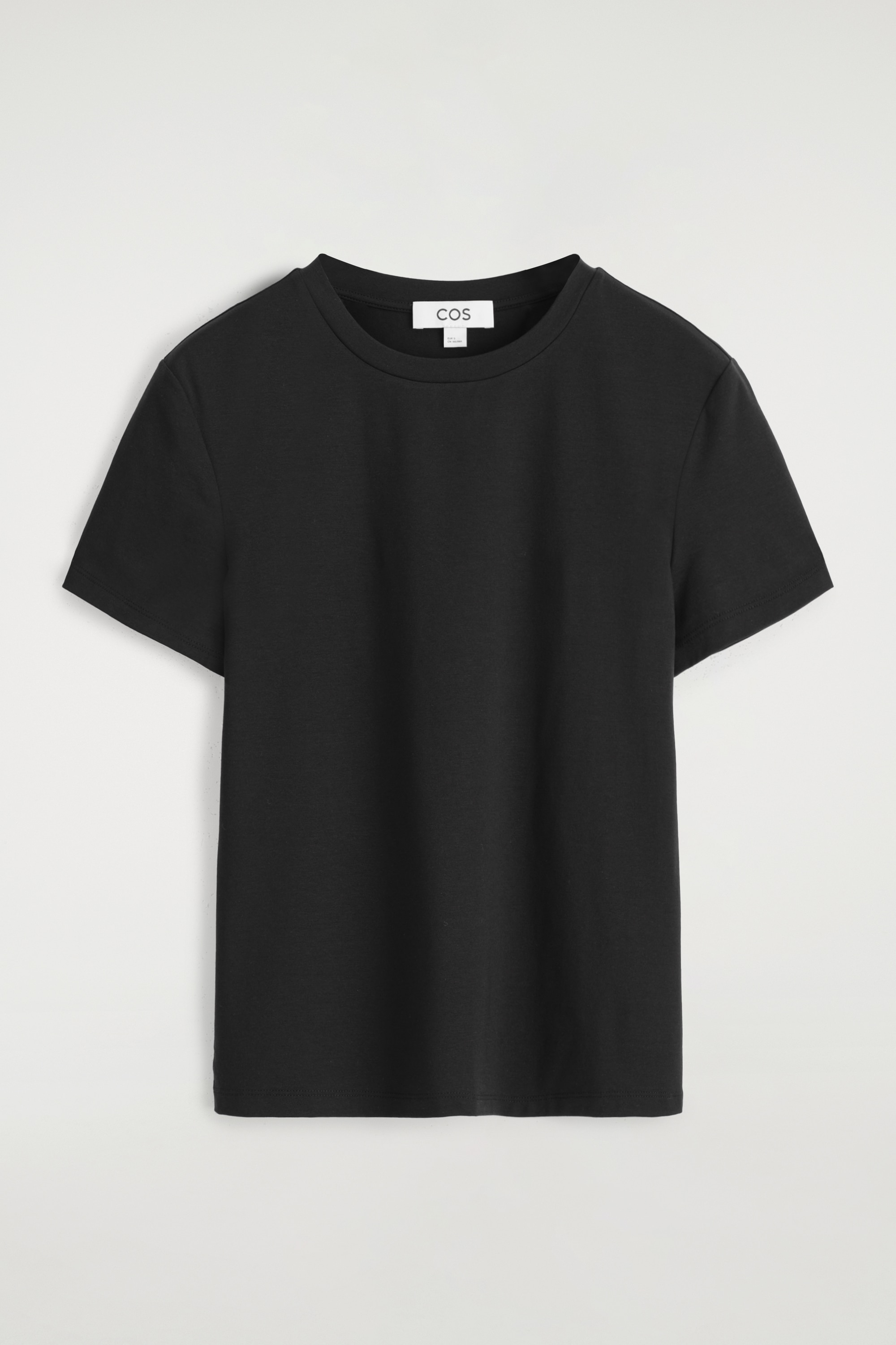KRIMP T-SHIRT - ZWART