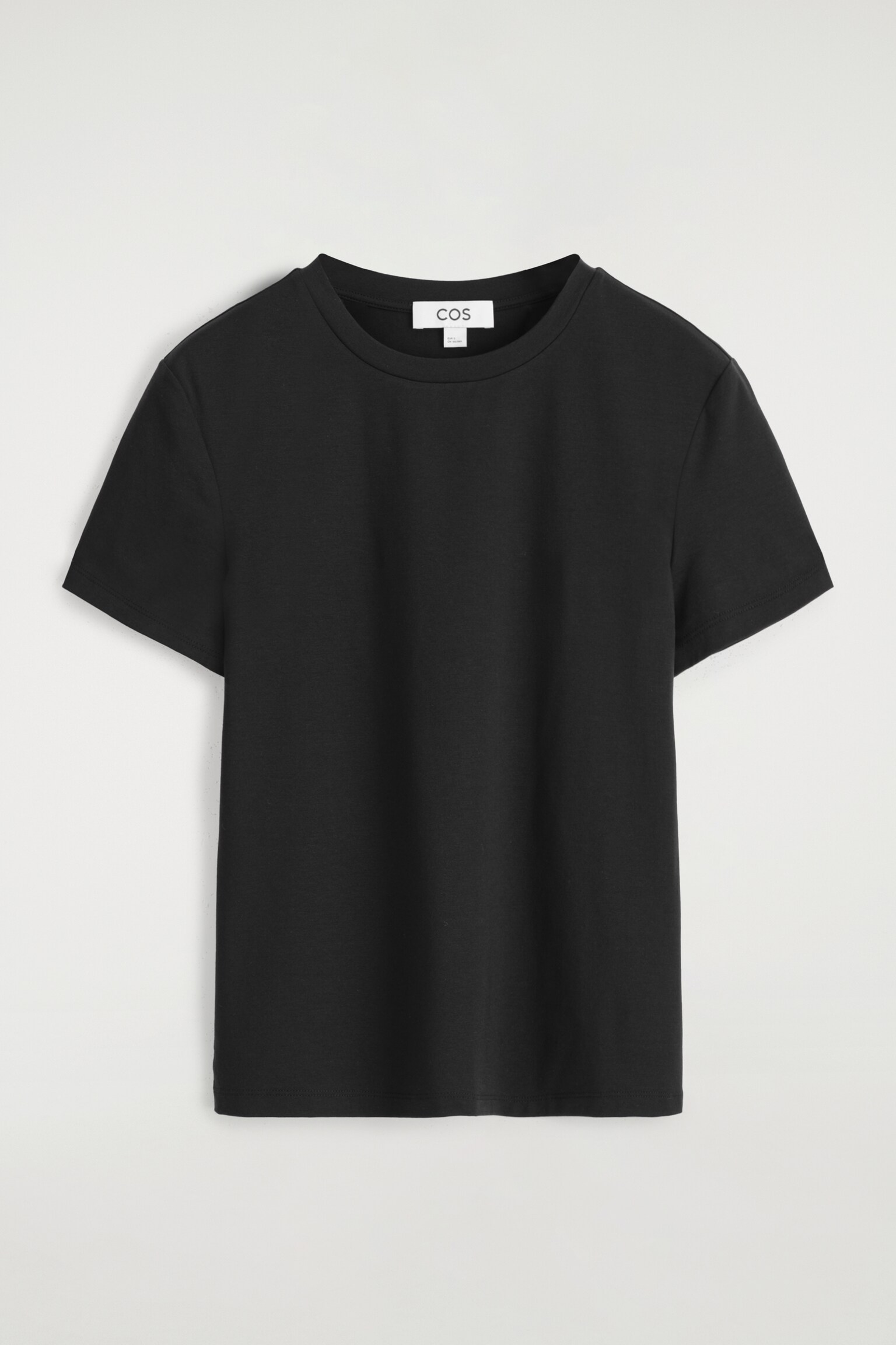 LEICHT VERKÜRZTES T-SHIRT - SCHWARZ - 2