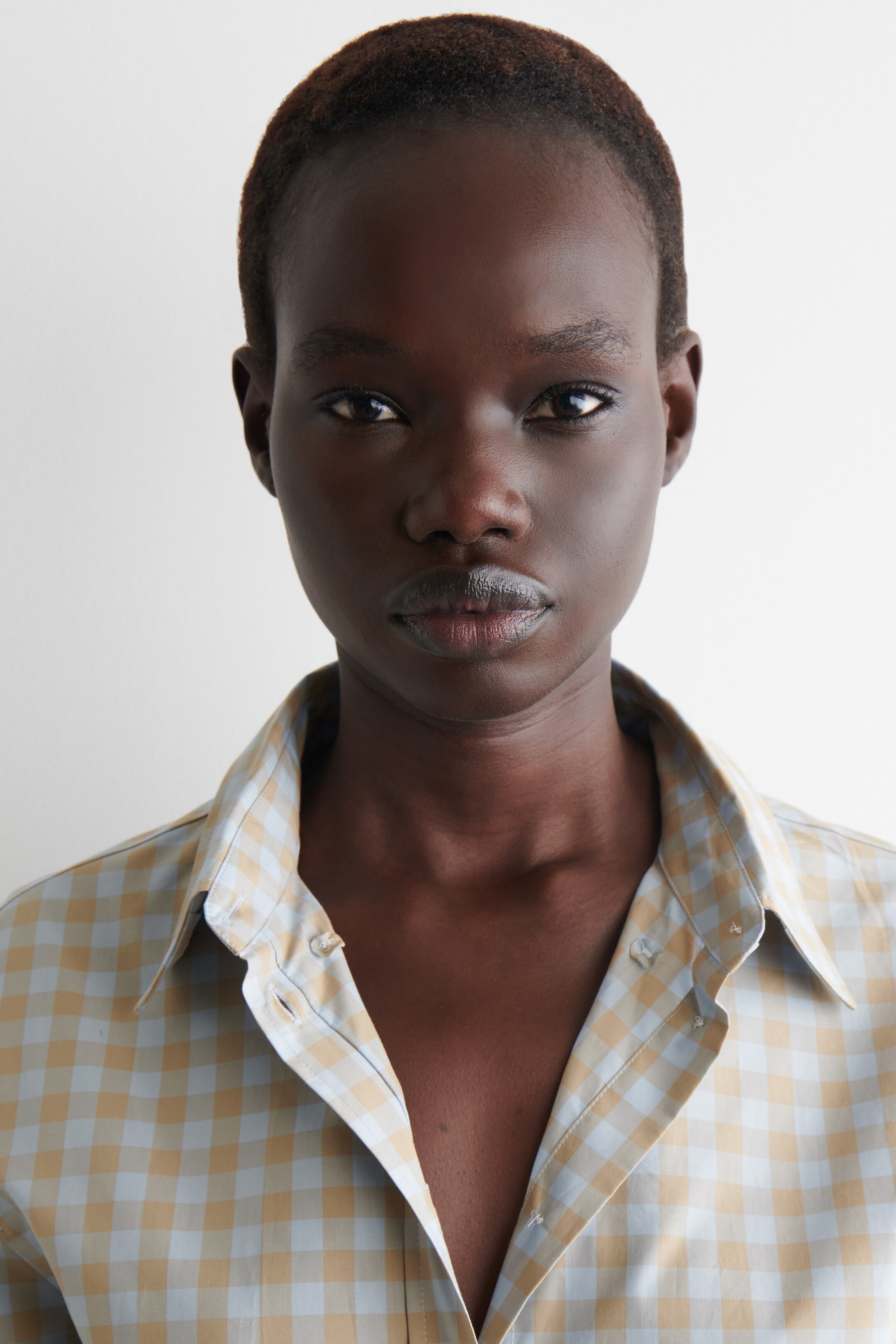 Agrandir l'image: CHEMISE EN COTON VICHY - BLEU / BEIGE / VICHY - FEMME | H&M BE 5