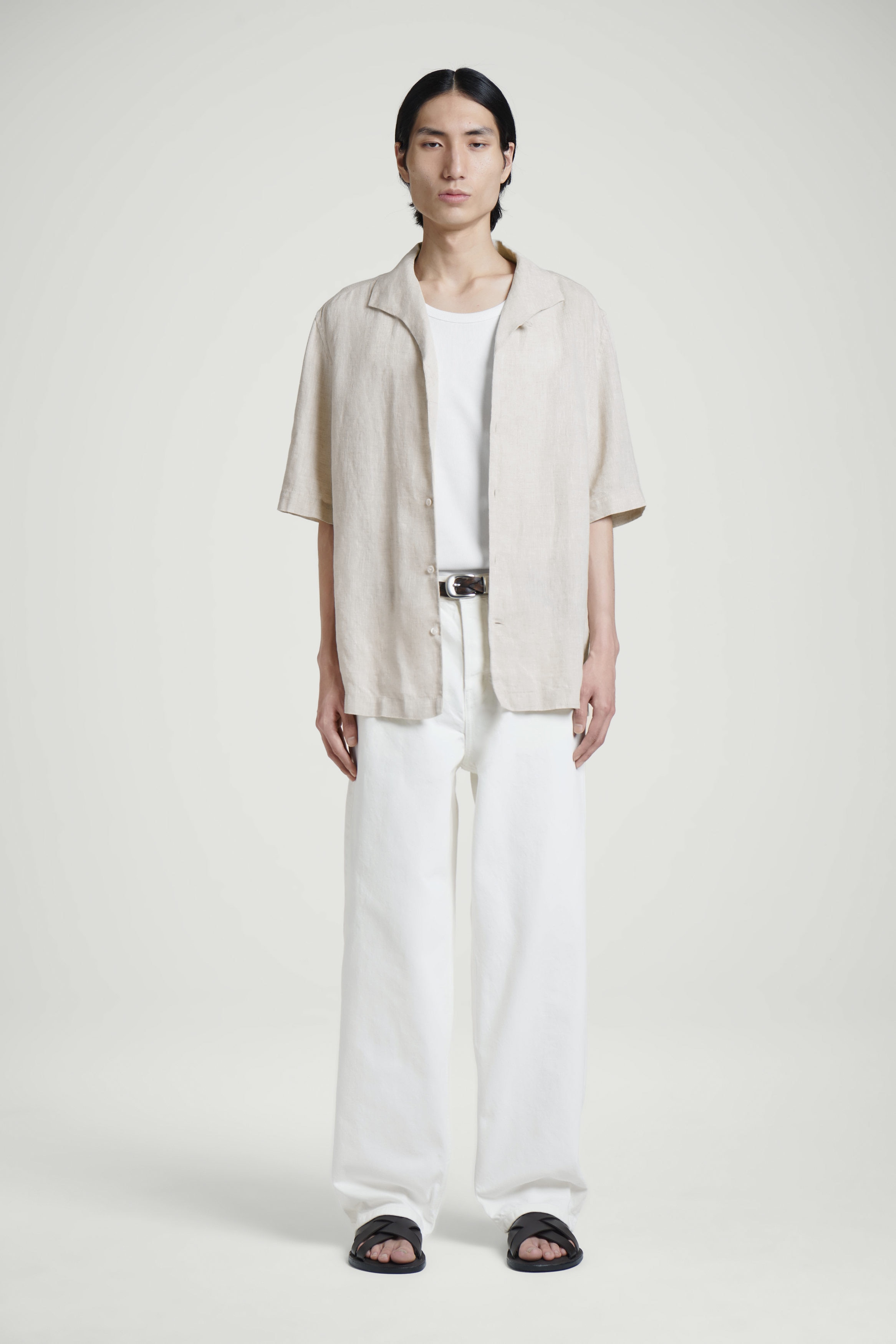 RIDER STRAIGHT-LEG JEANS - WHITE | COS