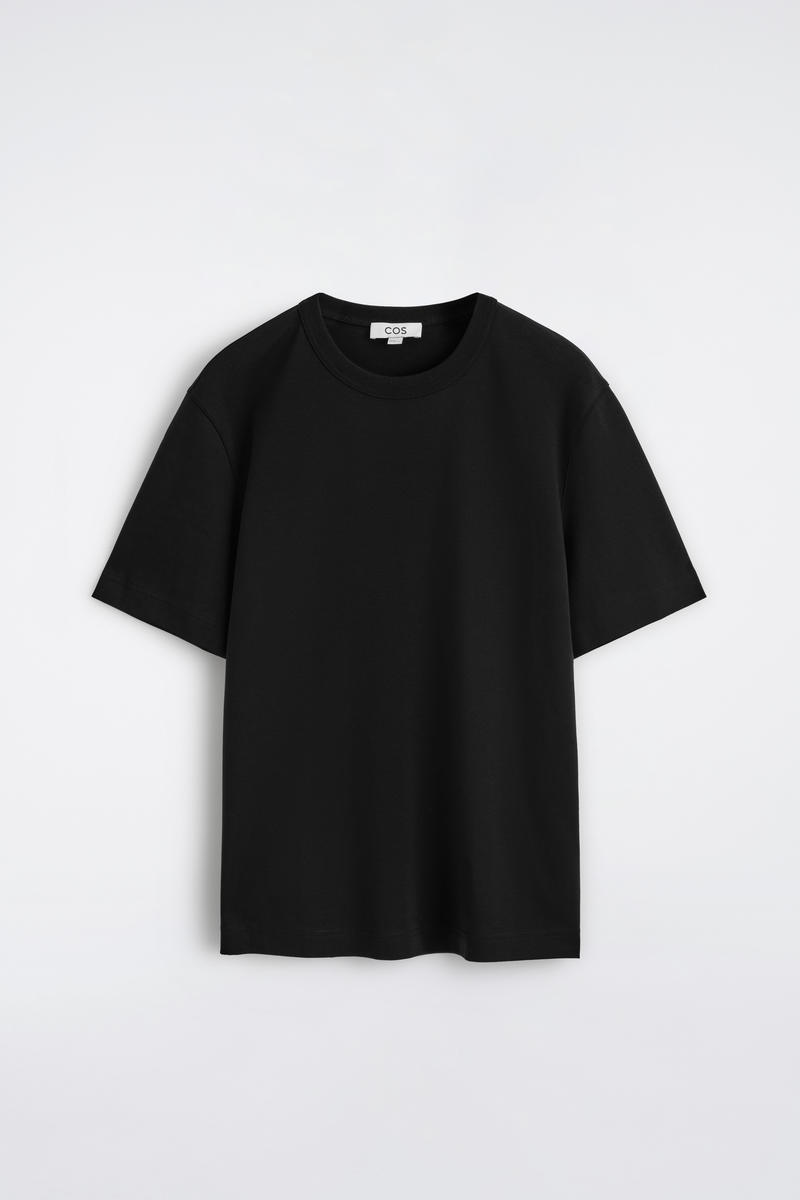 Interlock Cotton Crew-Neck T-Shirt