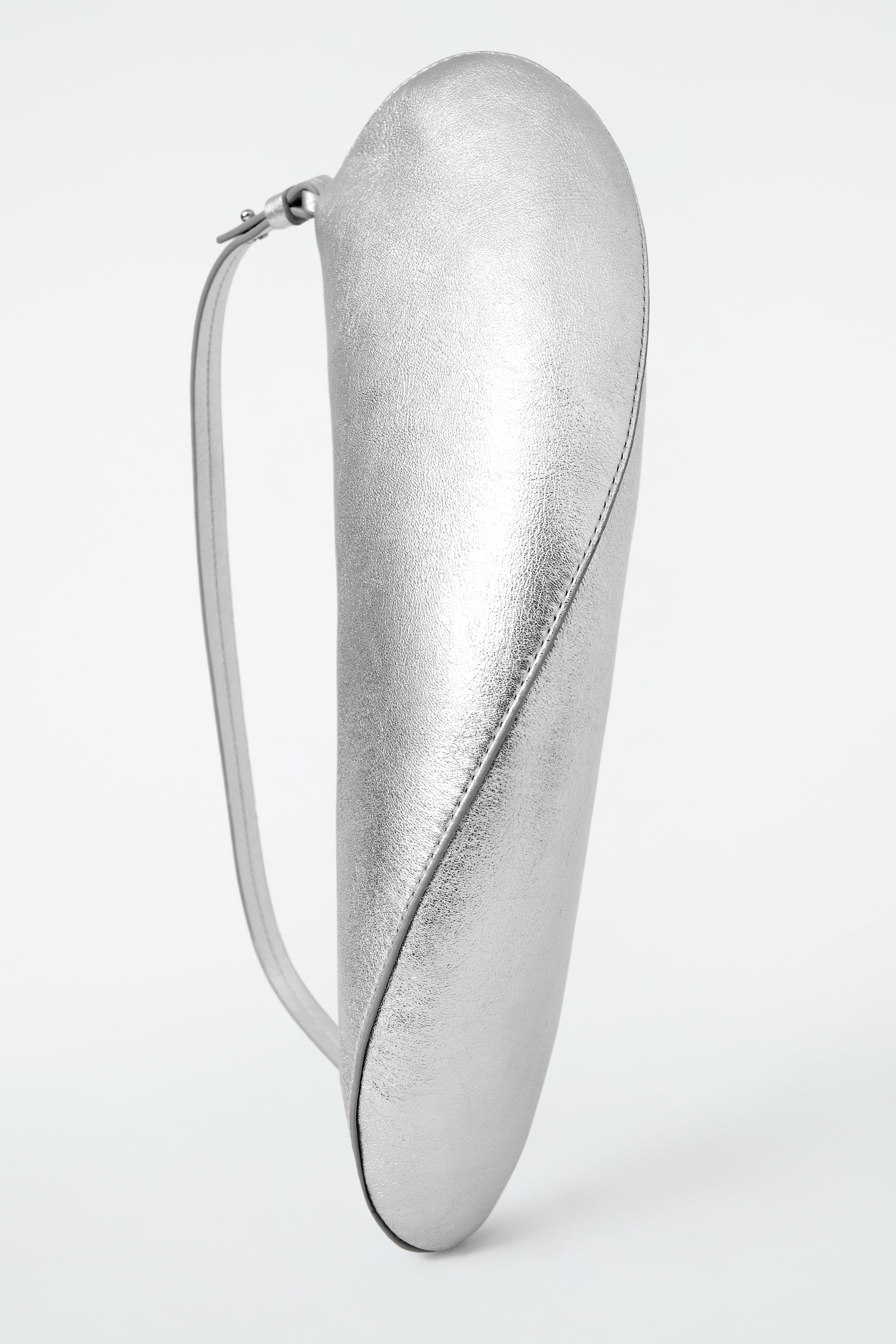 View larger image: COVE CLUTCH BAG - LEATHER - SILVER - Ladies | H&M GB 3