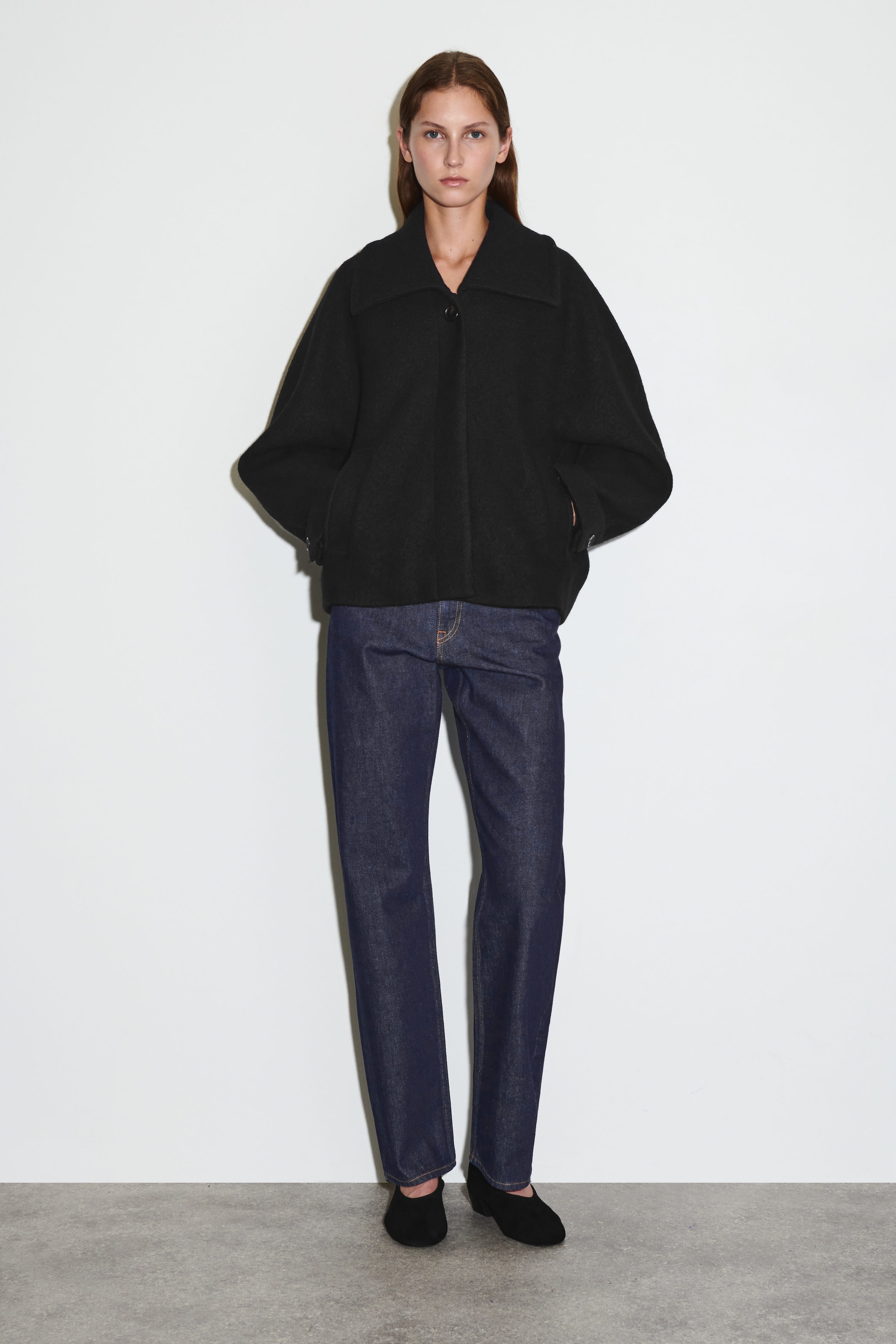 OVERSIZED BOILED-WOOL JACKET