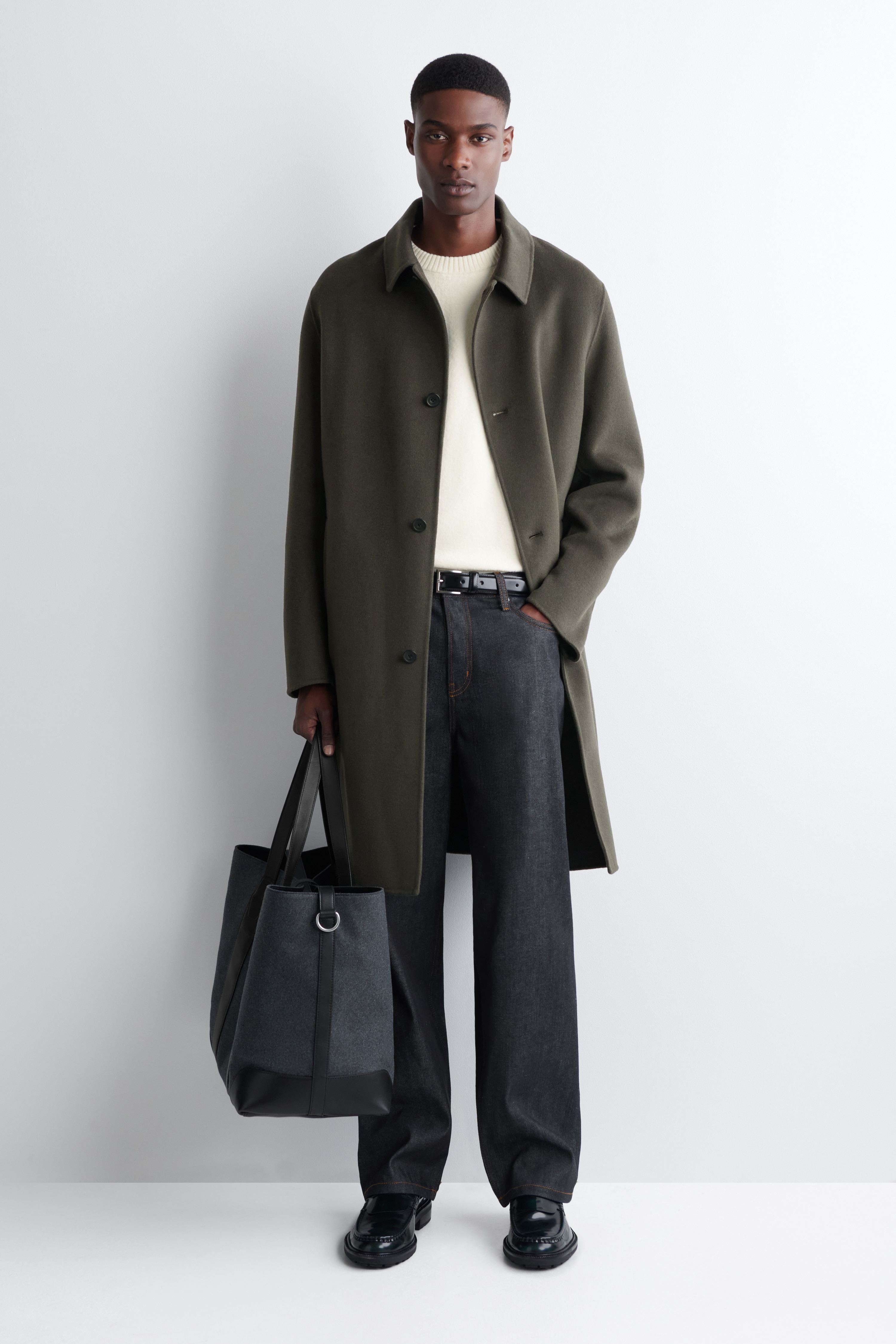 WEEKENDER TOTE BAG - WOOL - CINZA