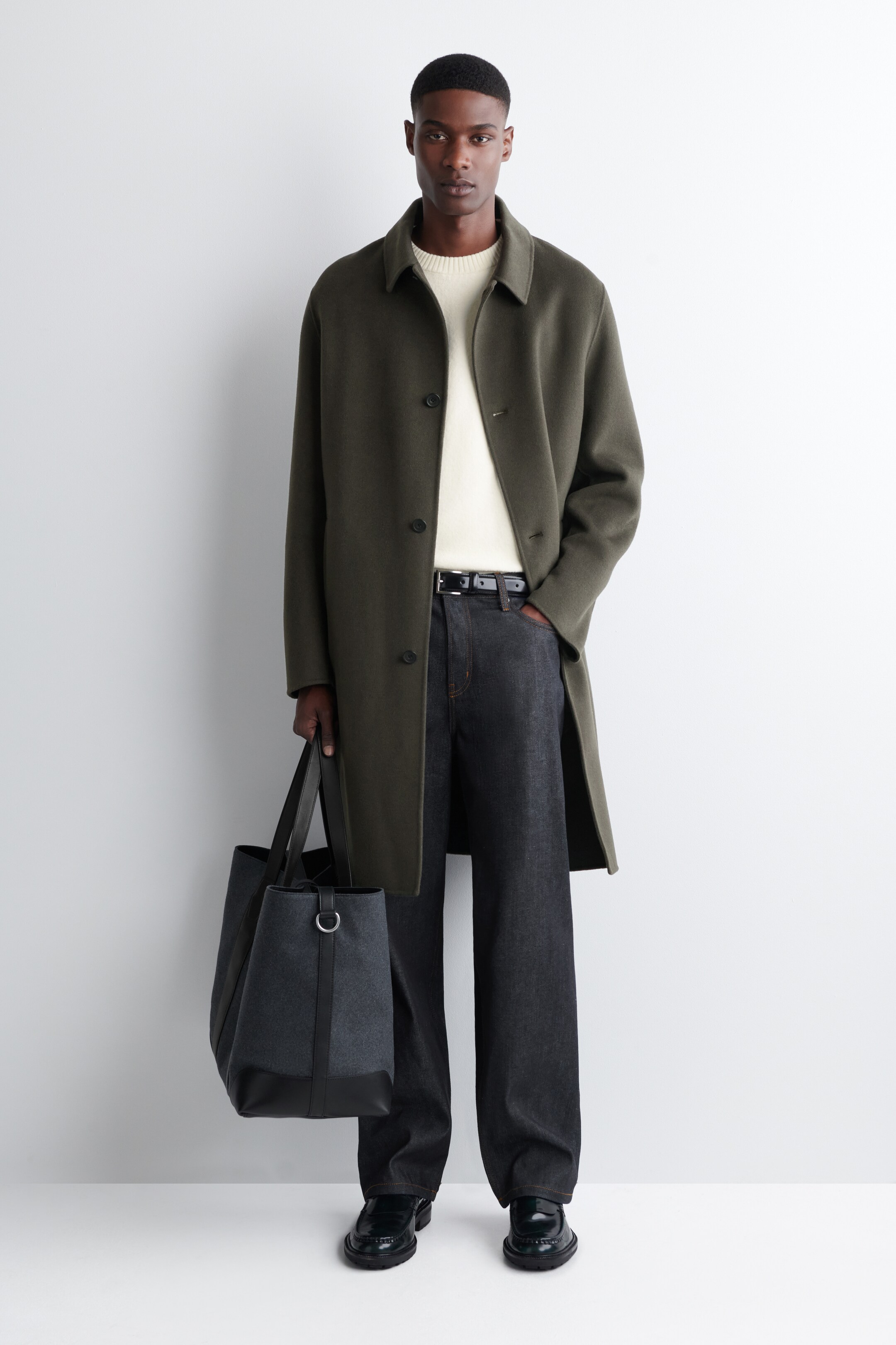 Nagyobb kép megtekintése: WEEKENDER TOTE BAG - WOOL - SZÜRKE - FÉRFI | H&M HU 1