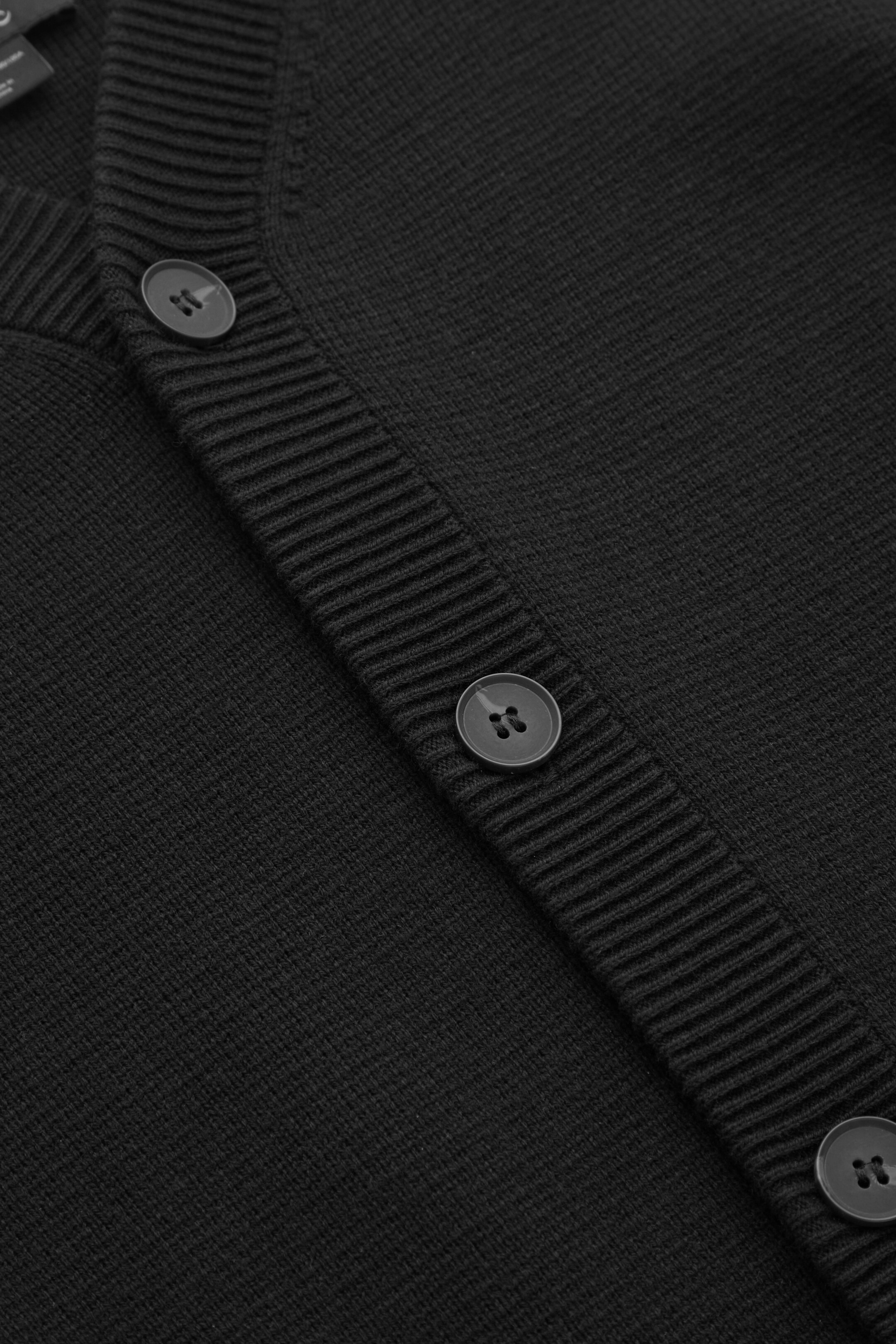Agrandir l'image: CARDIGAN MAILLE COTON-LAINE - NOIR - HOMME | H&M CH 2
