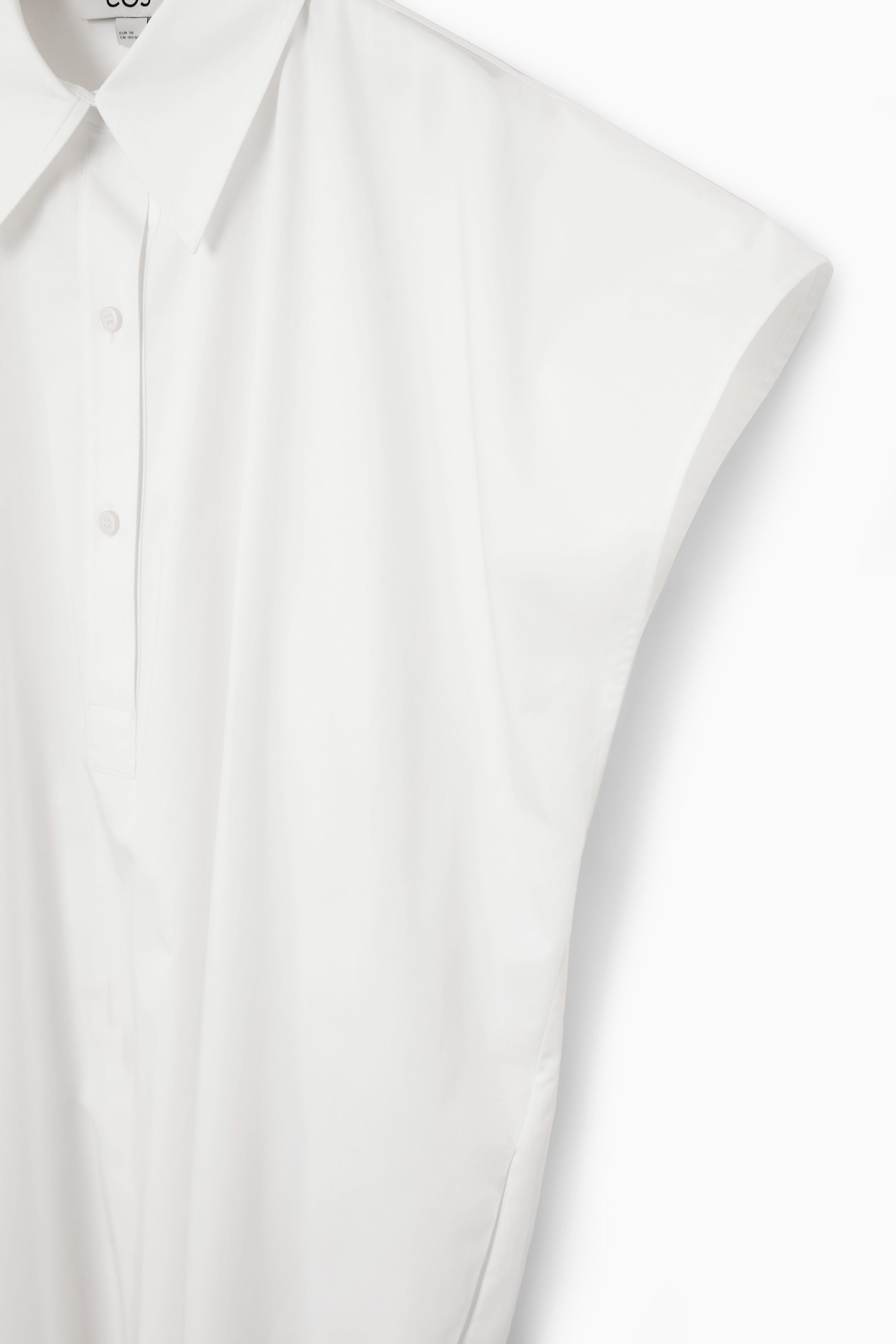 OVERSIZED MIDI SHIRT DRESS