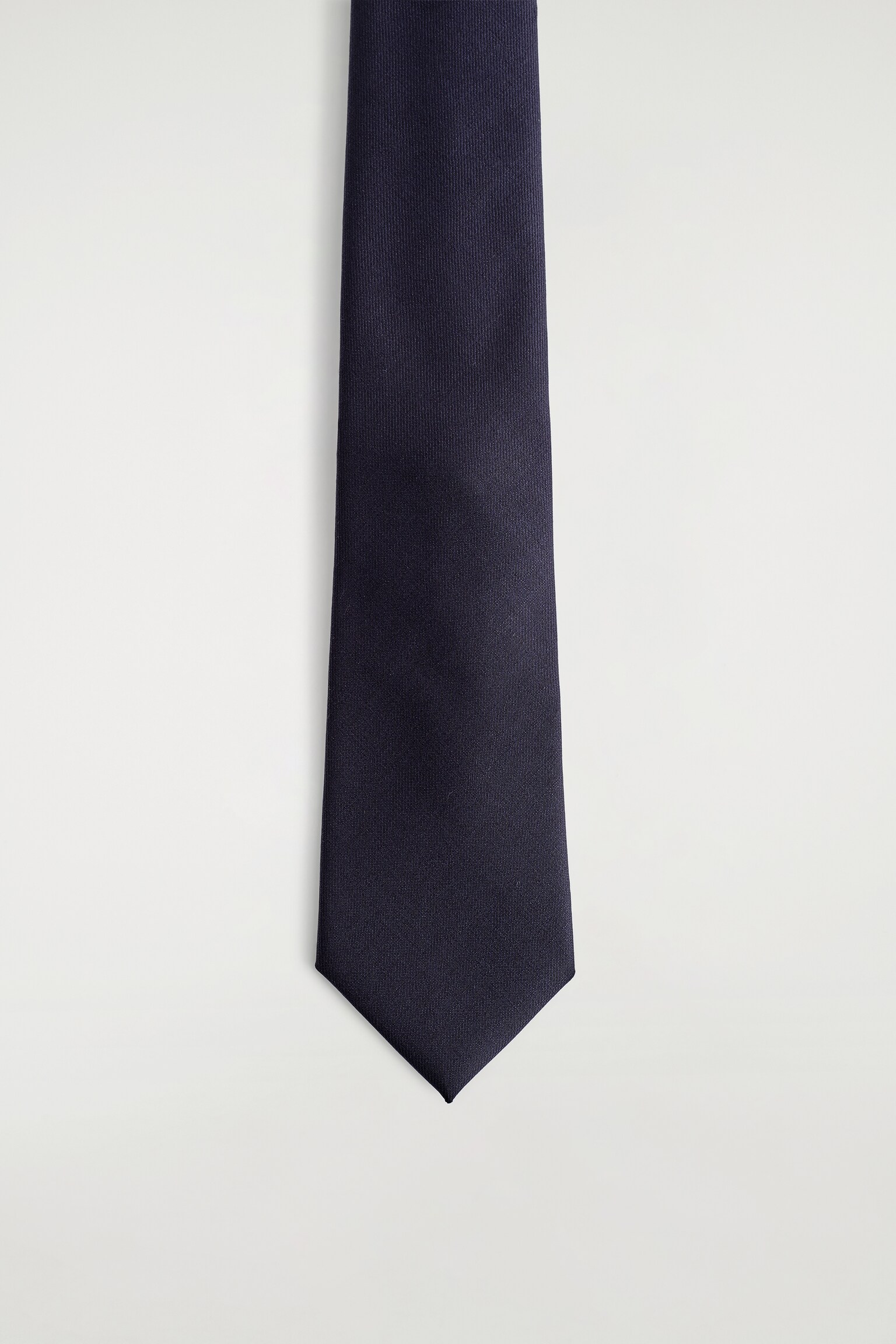 CRAVATE EN LAINE - BLEU MARINE - 2
